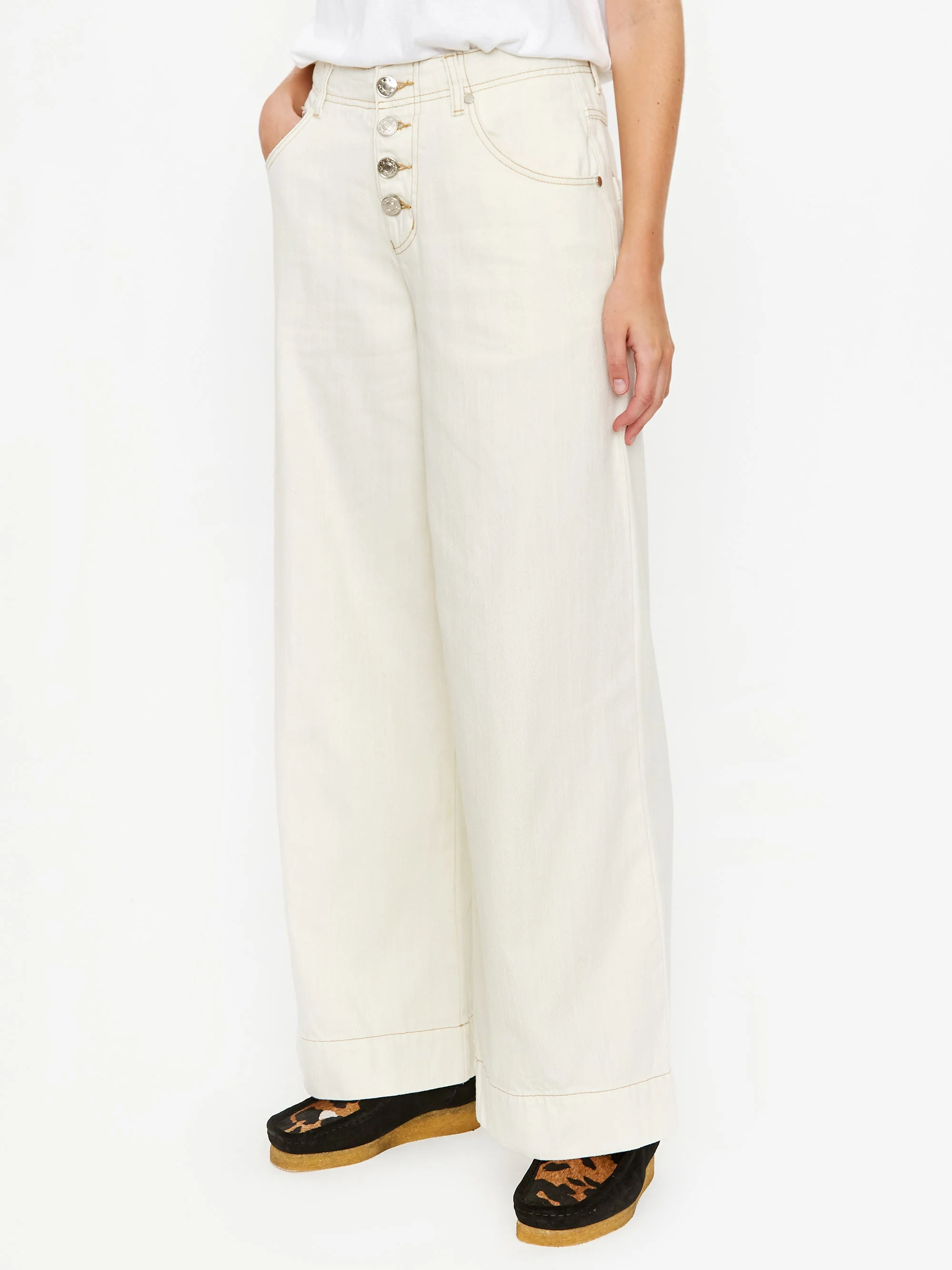 LF Markey Wilder Jean - Ivory
