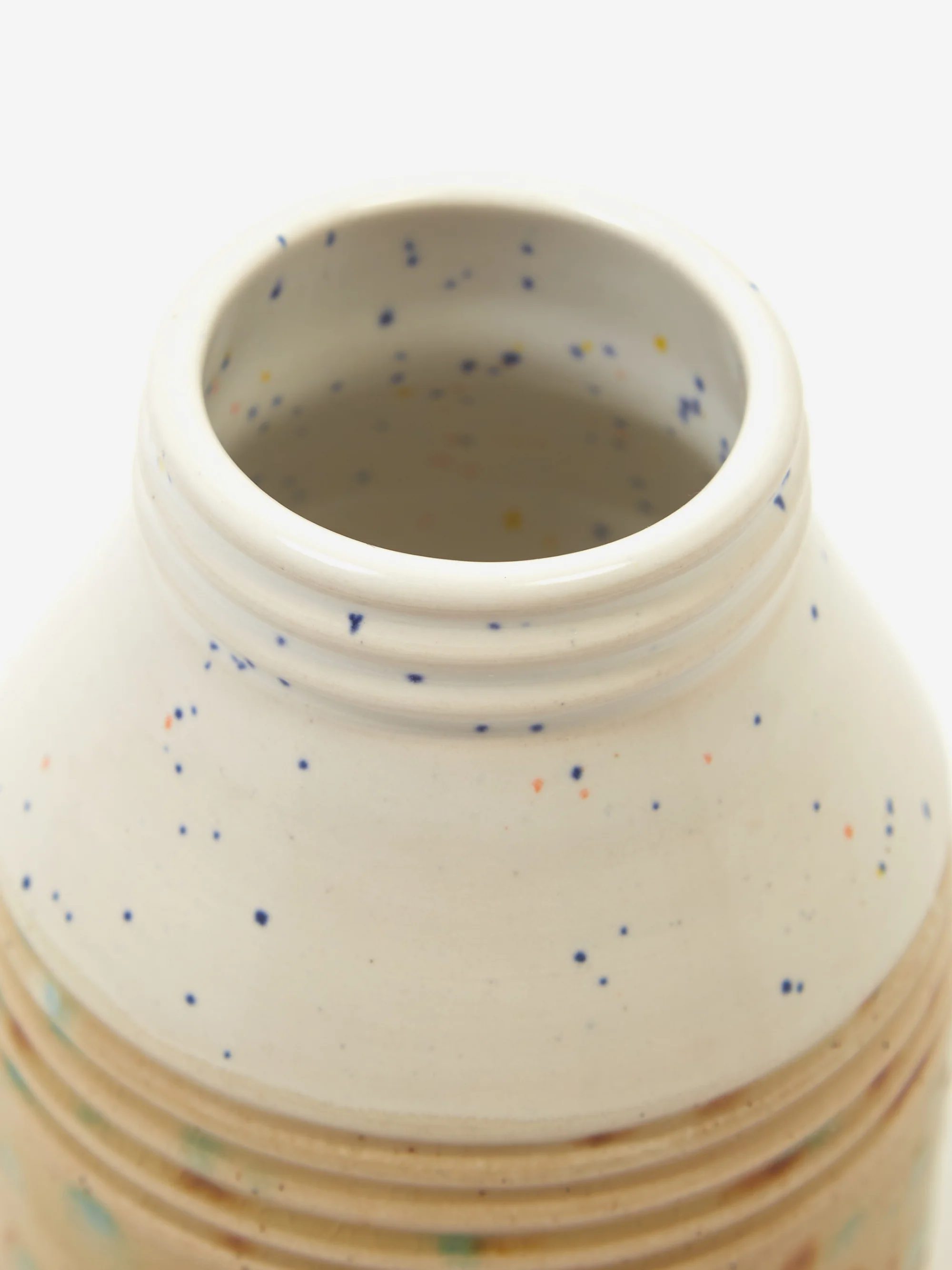 Liam Owen Handmade Angled Vase - Fen Glaze - Image 2