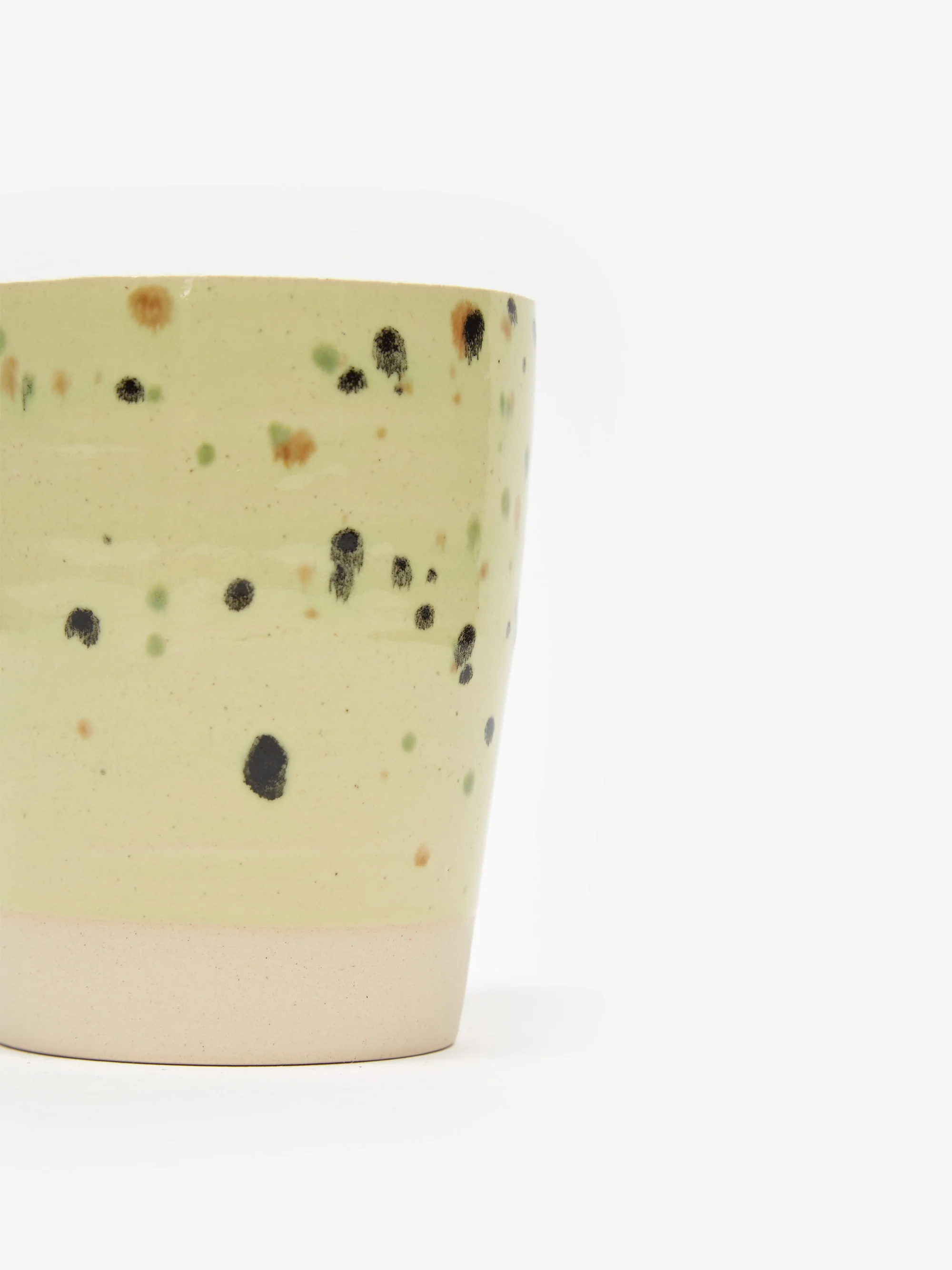 Liam Owen Lichen Glaze Handmade Tumbler - Green - Image 3