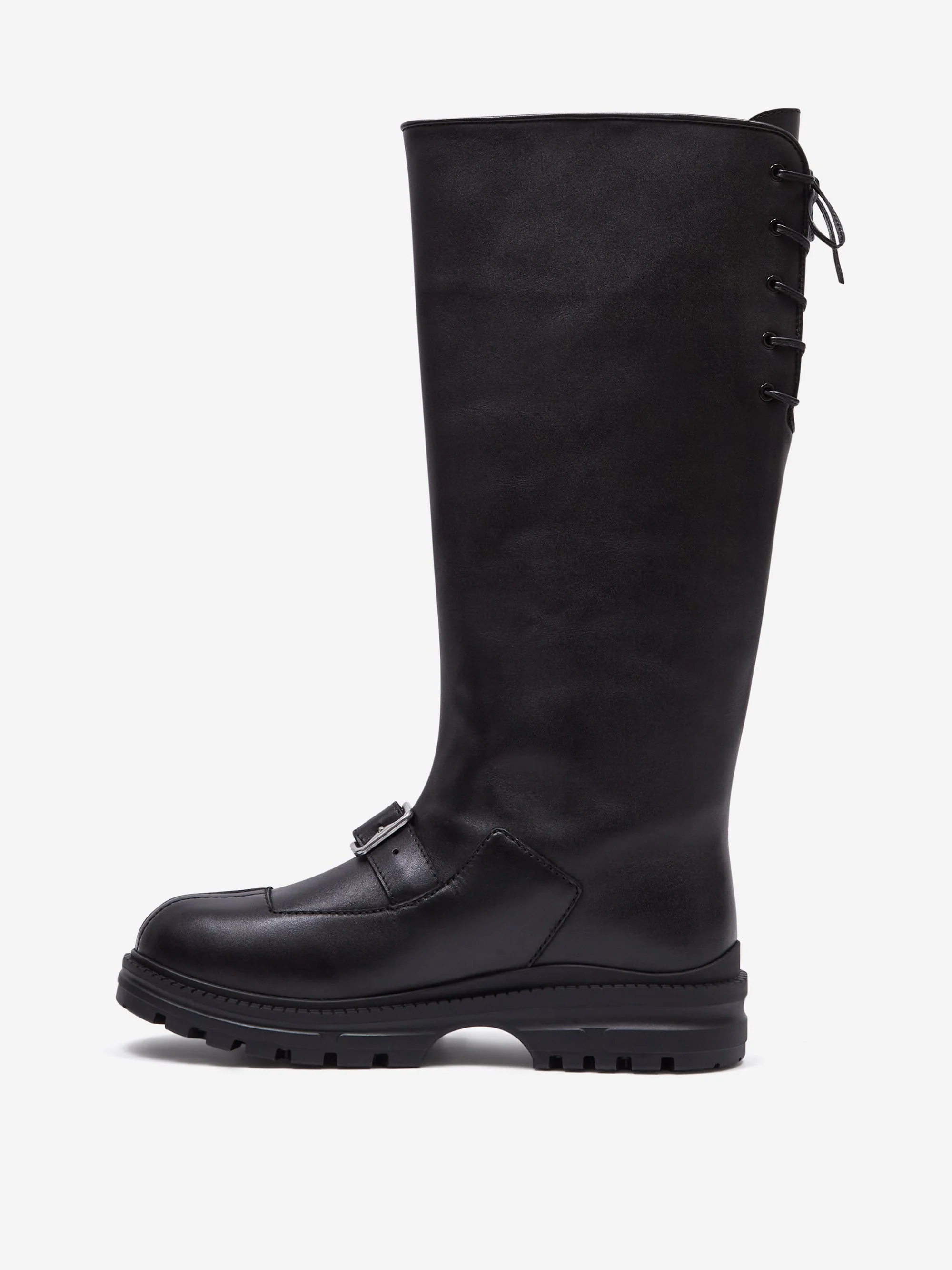 Lili Curia JOAN Pull On Tall Boot - Black Leather - Image 3