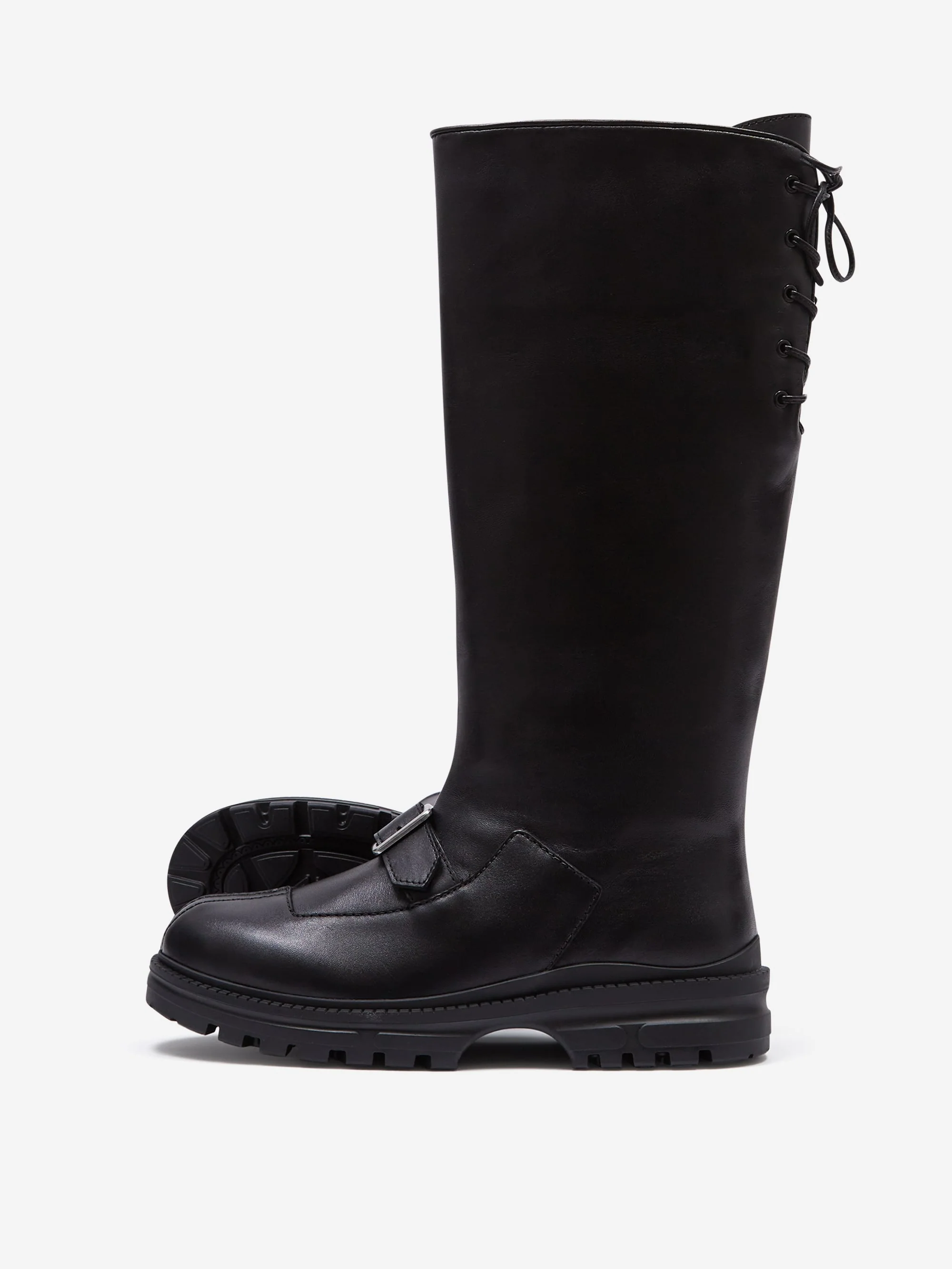 Lili Curia JOAN Pull On Tall Boot - Black Leather - Image 6
