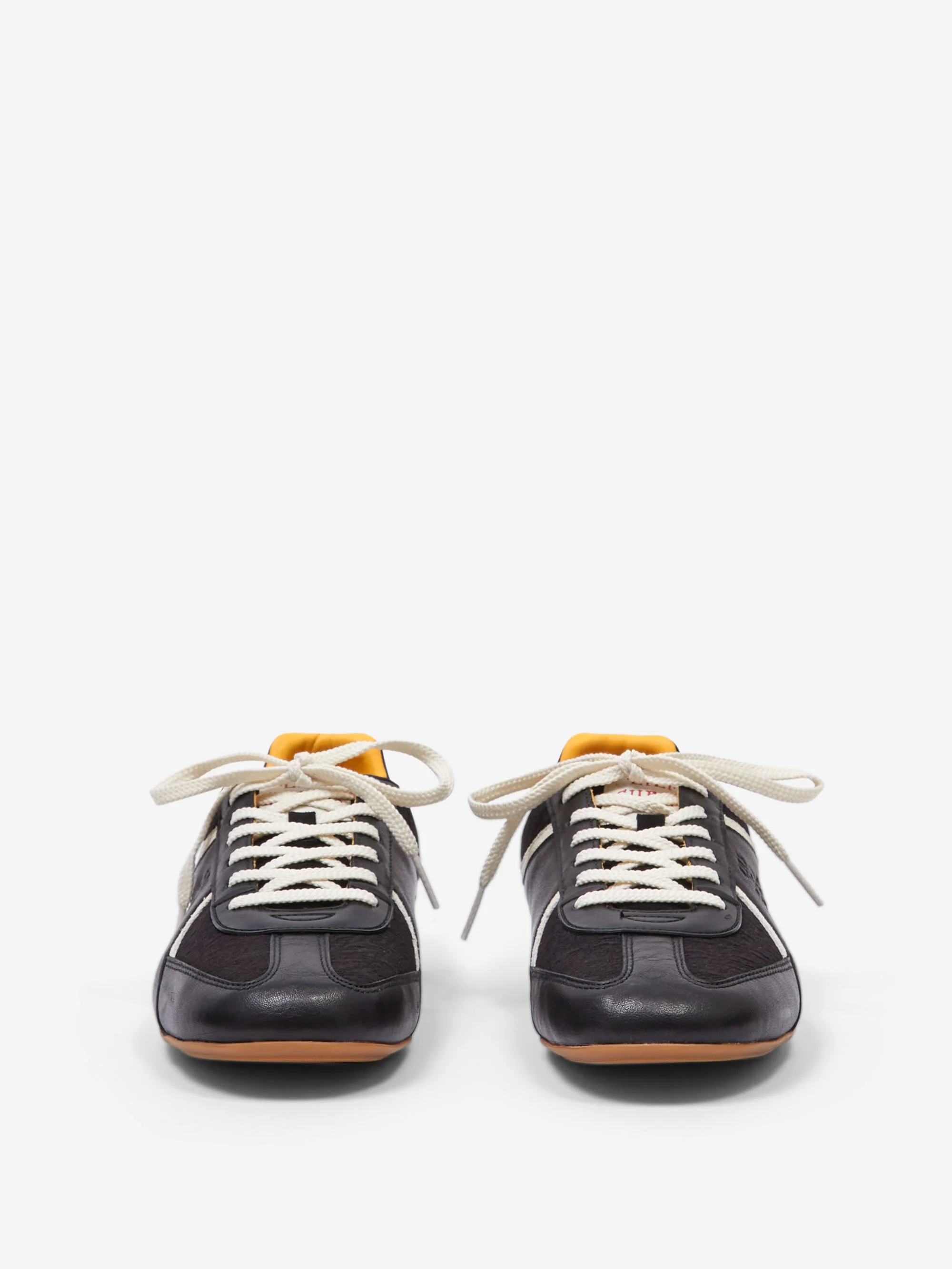 Lili Curia ZOLA Lace Up Sneaker - Black Leather & Textile - Image 4