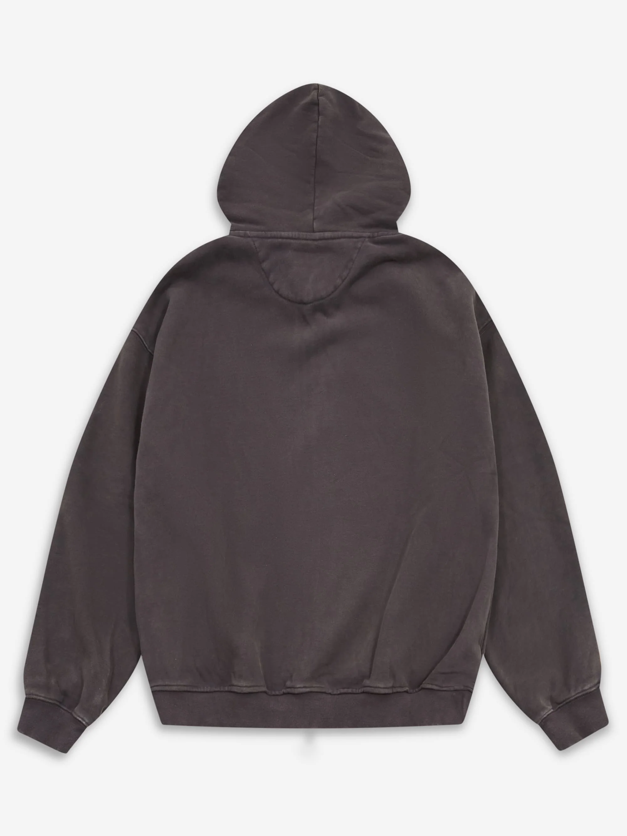 Lorenz Broderie Hoodie in Washed - Black - Image 4