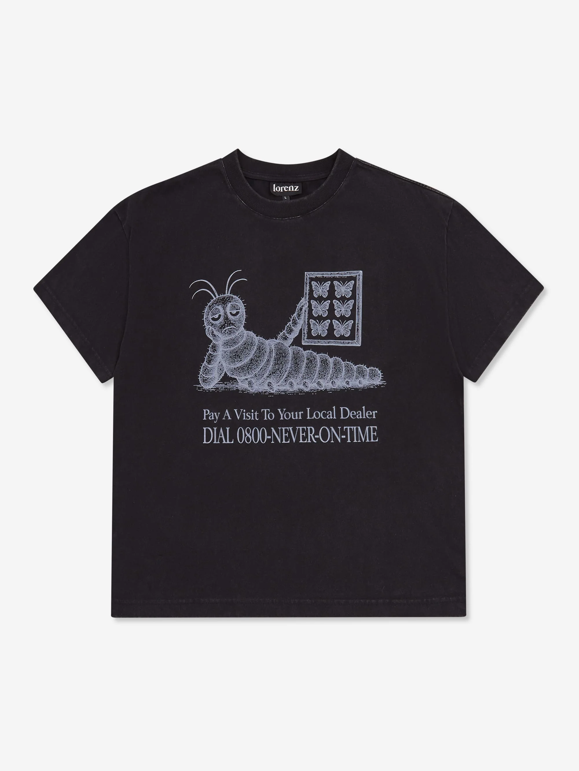 Lorenz Bug Dealer T-Shirt - Washed Black