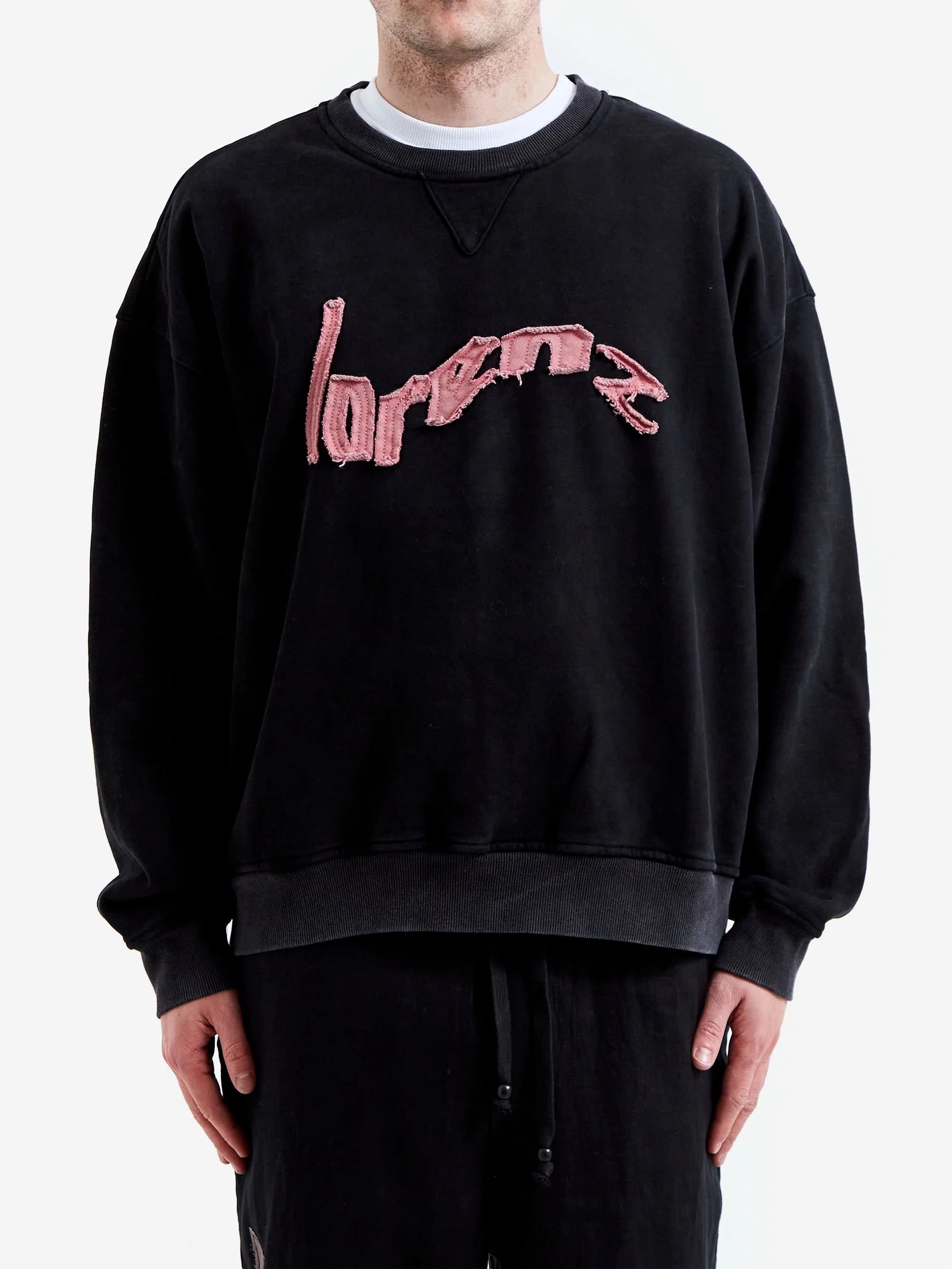 Lorenz Onda Sweatshirt - Washed Black - Image 2