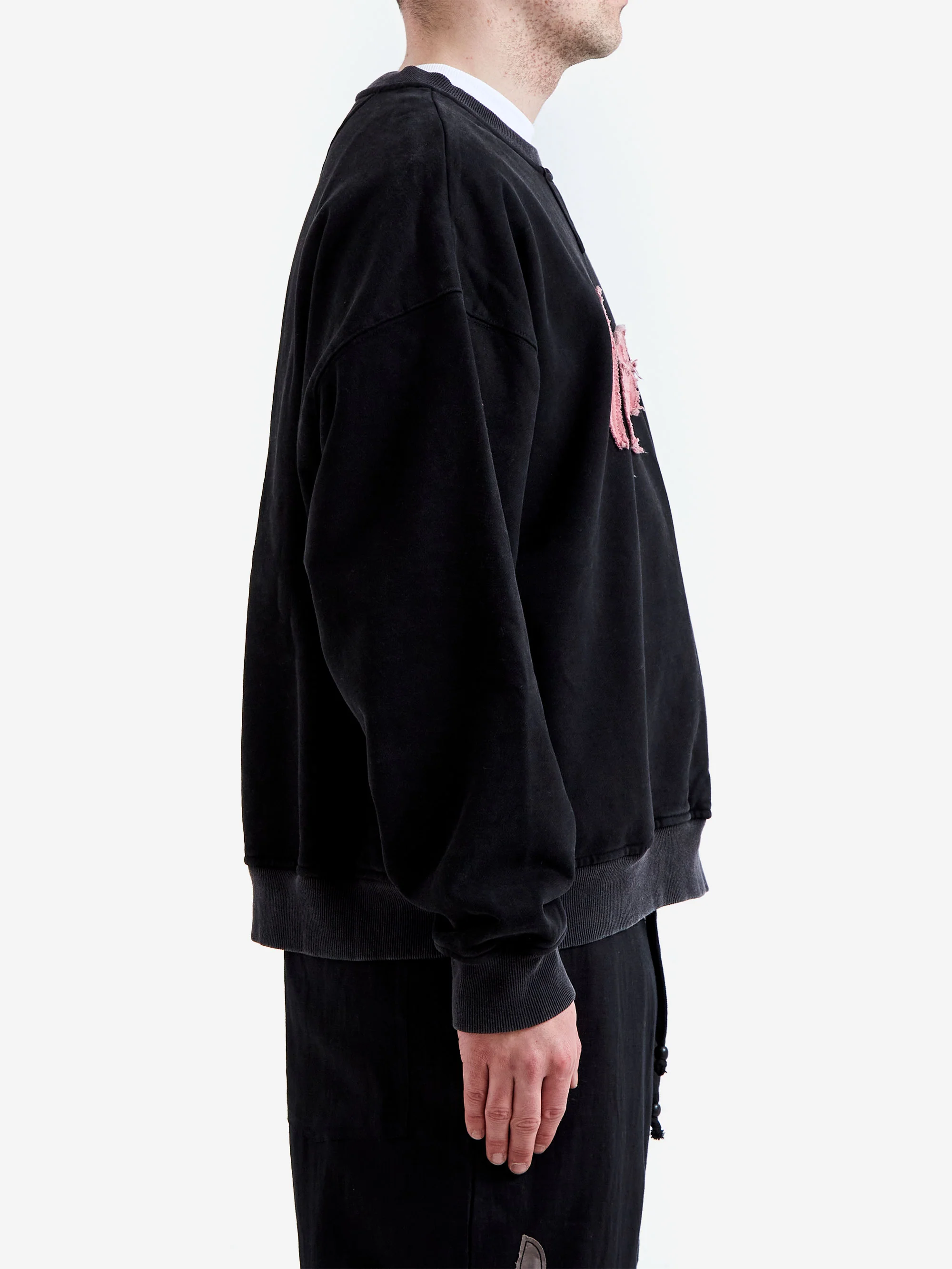 Lorenz Onda Sweatshirt - Washed Black - Image 4