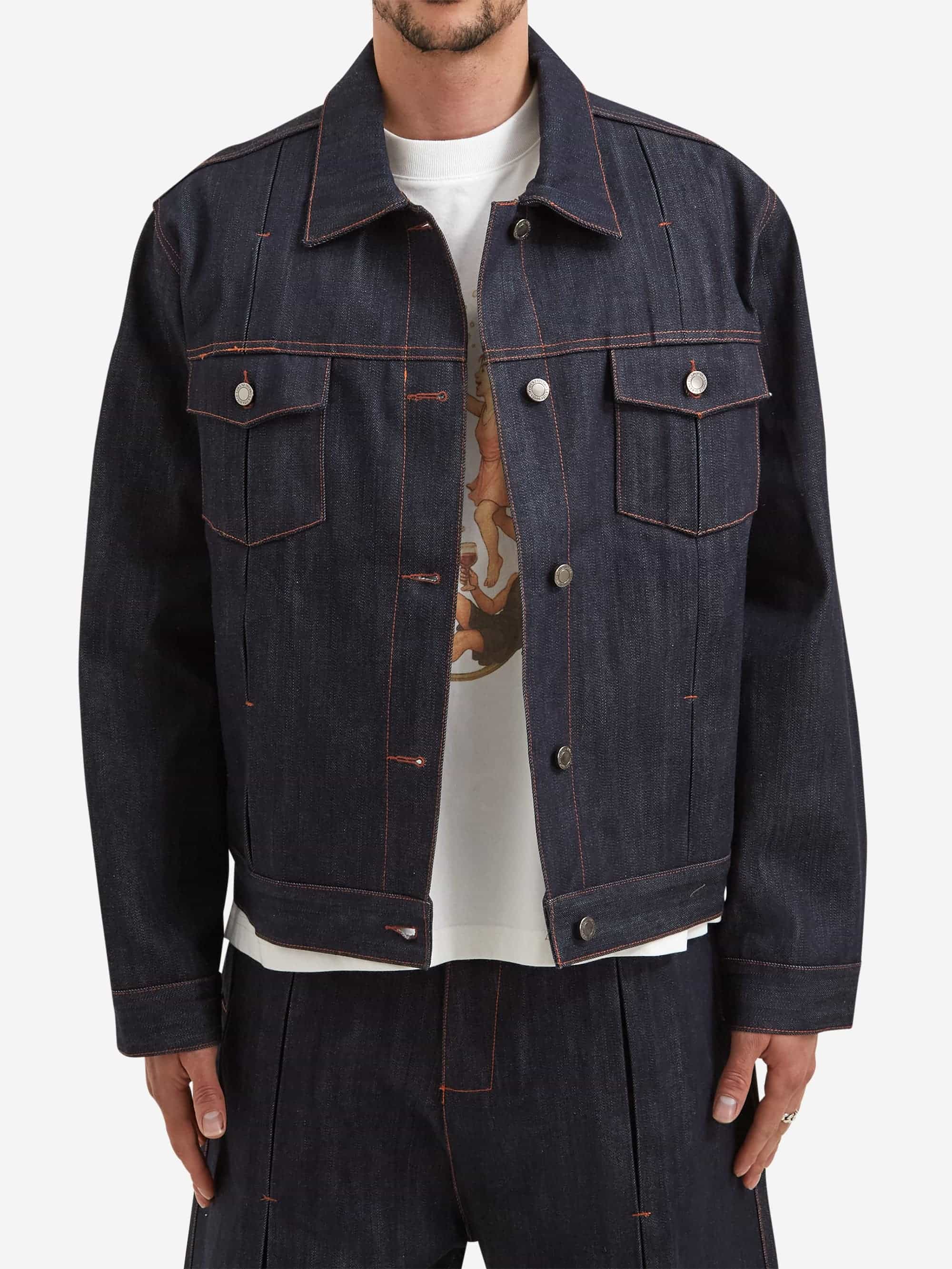 Lorenz Sutures Denim Jacket - Raw Indigo - Image 2