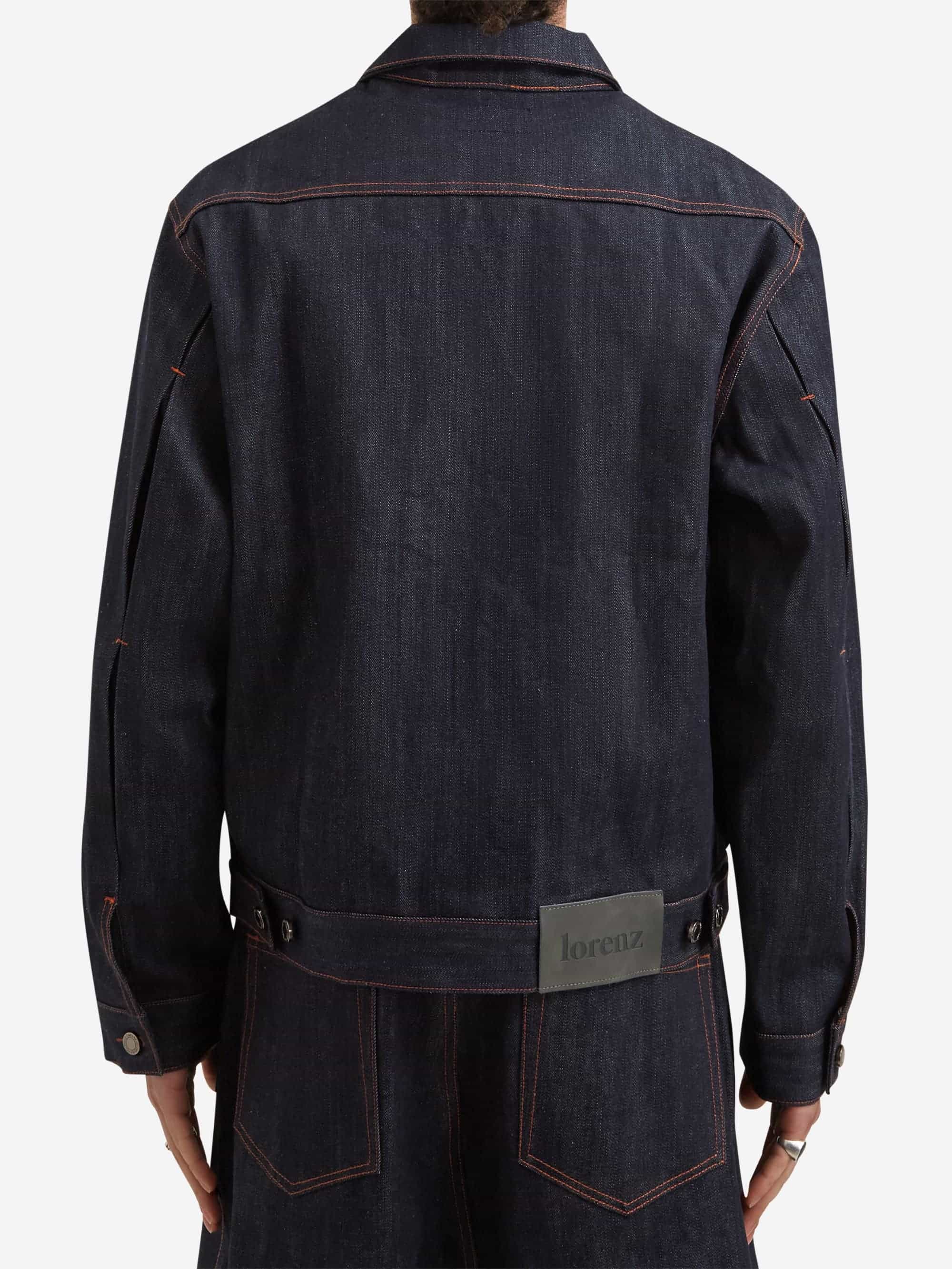 Lorenz Sutures Denim Jacket - Raw Indigo - Image 7