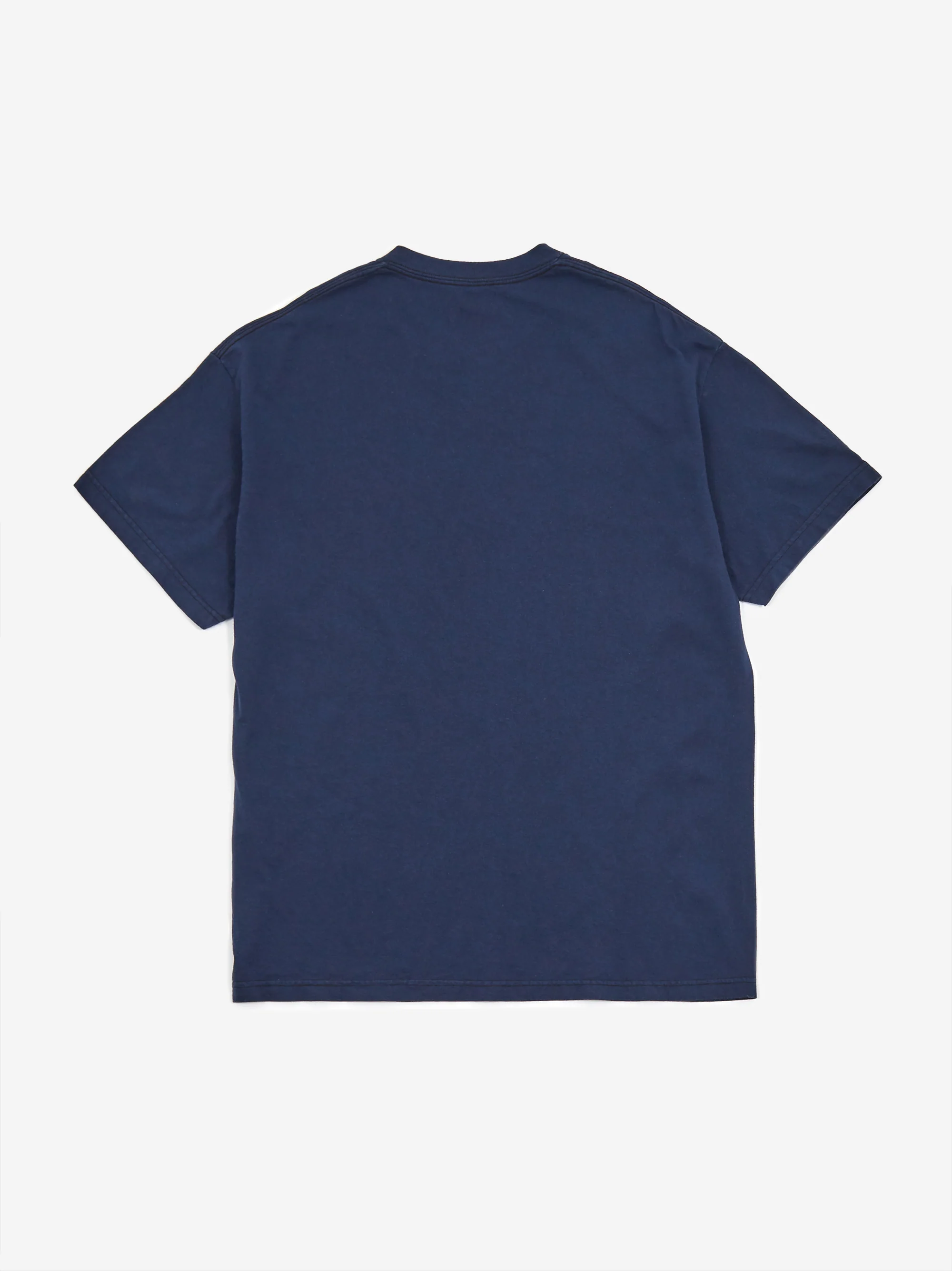 LQQK Studio Stacked Logo Shortsleeve T-Shirt - Navy - Image 4