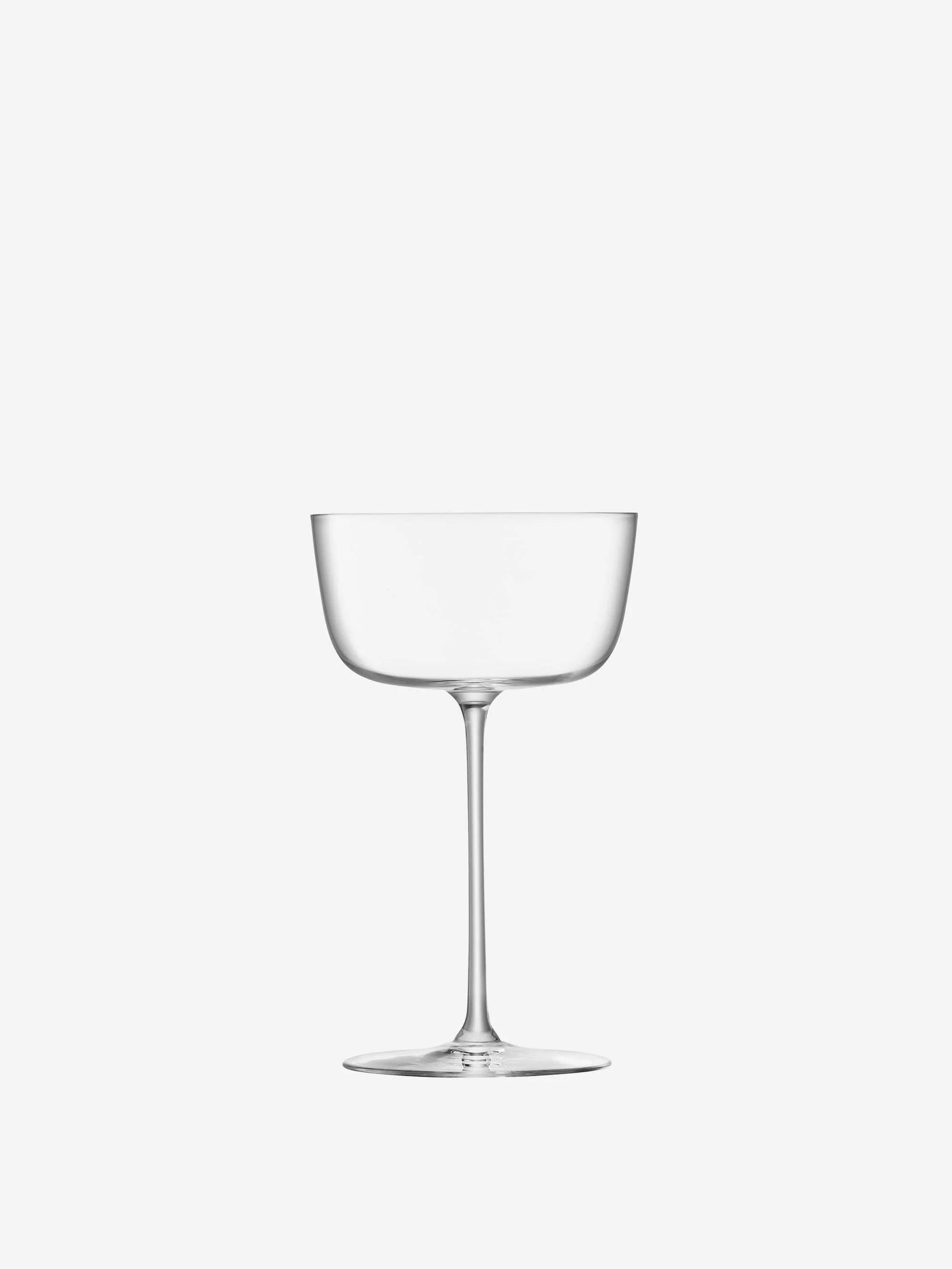 LSA International Borough Cocktail Saucer 240ml Clear X 4