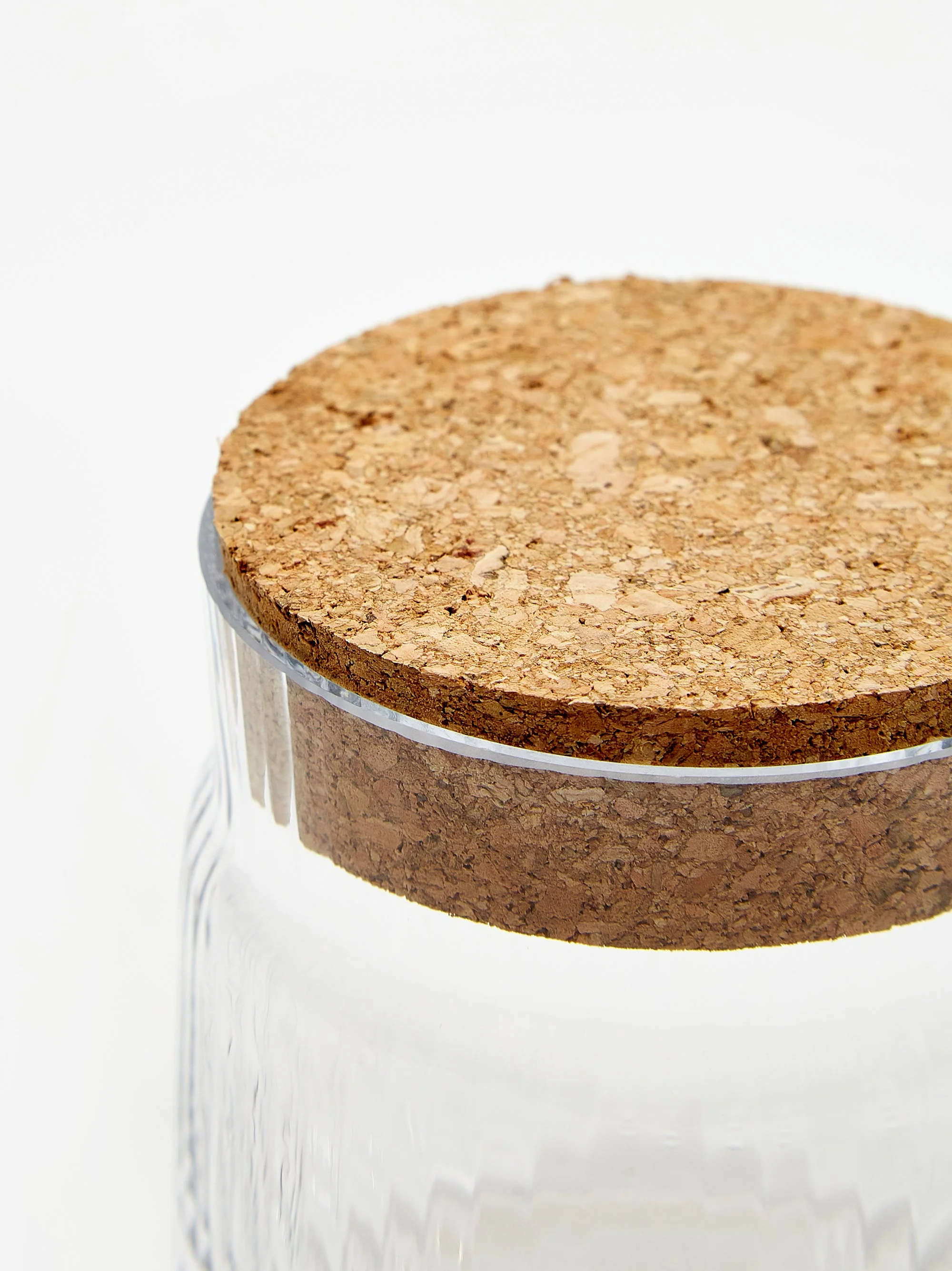 LSA International Gio Line Container & Cork Stopper H12.5cm - Clear - Image 3
