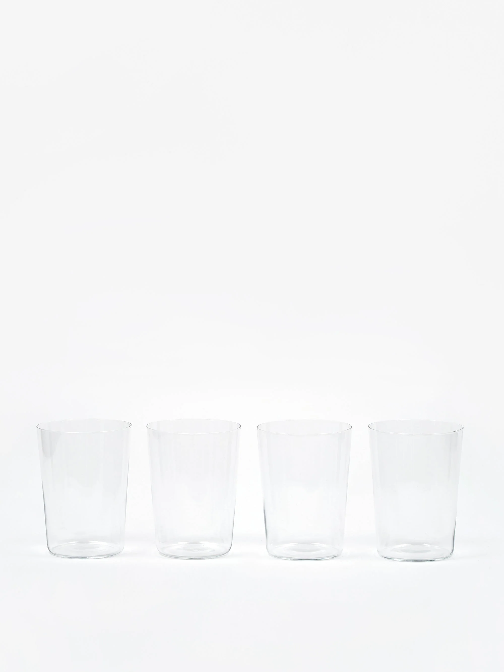 LSA International Gio Tumbler Large 4 Pack - Clear - Image 2