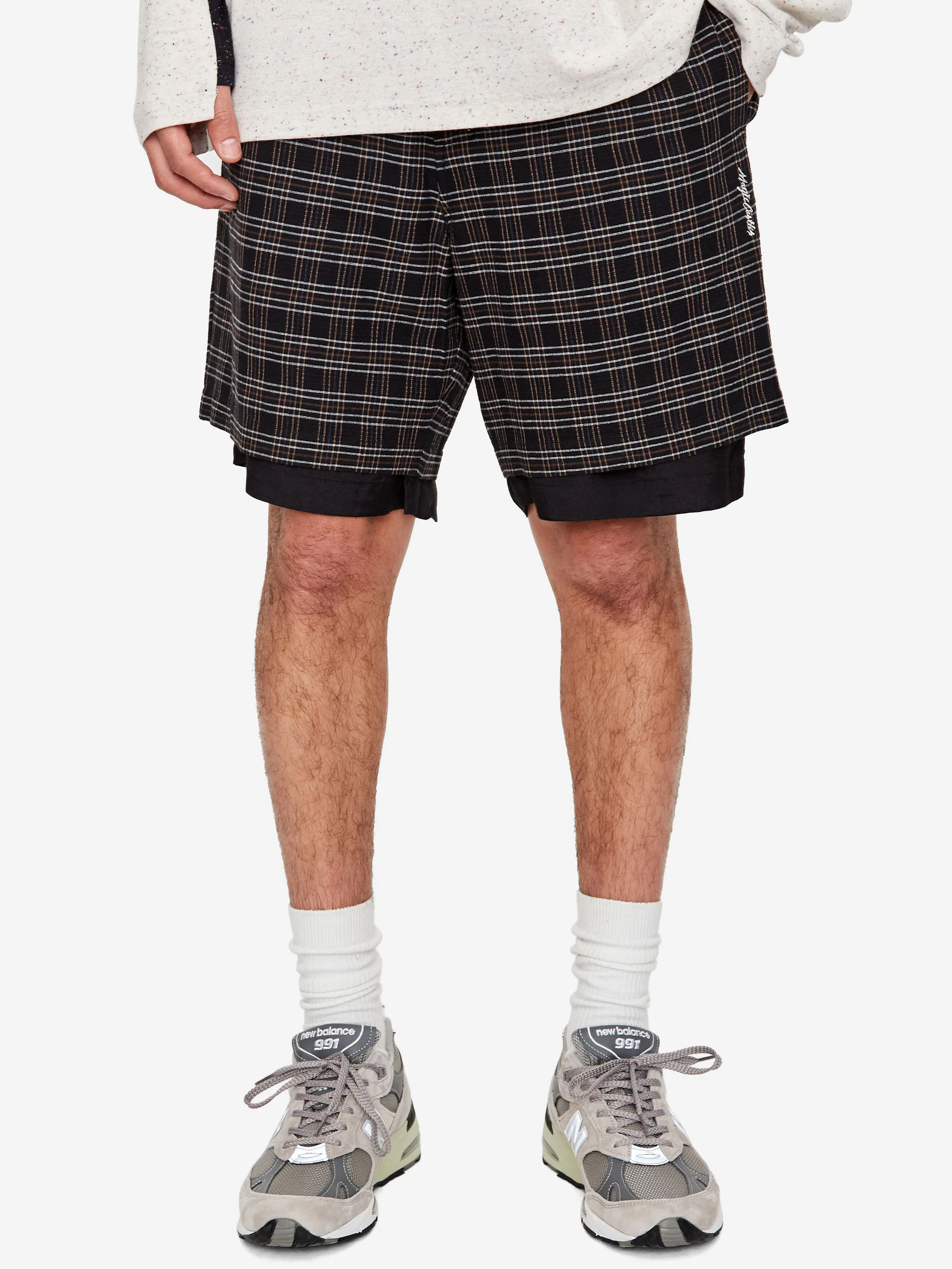 Magic Castles 2 Layer Short - Black Multi Check - Image 6
