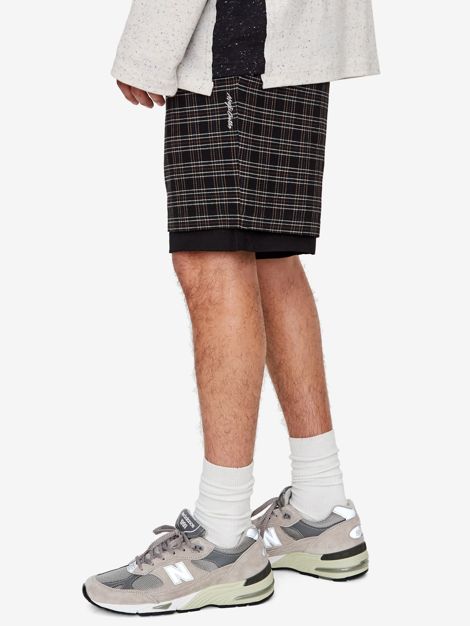 Magic Castles 2 Layer Short - Black Multi Check - Image 8