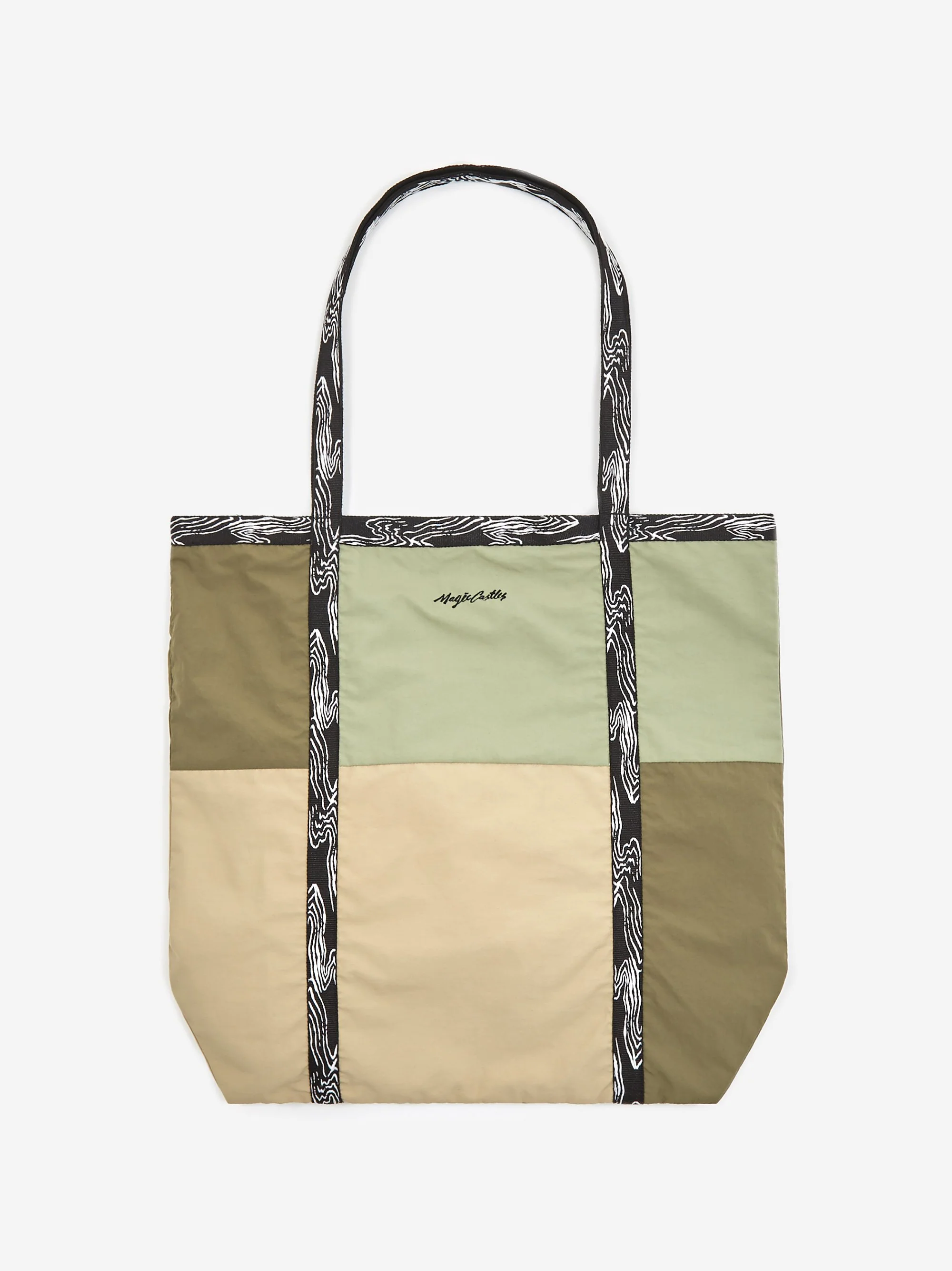 Magic Castles Light Weight Tote Bag - Olive Sand - Image 2