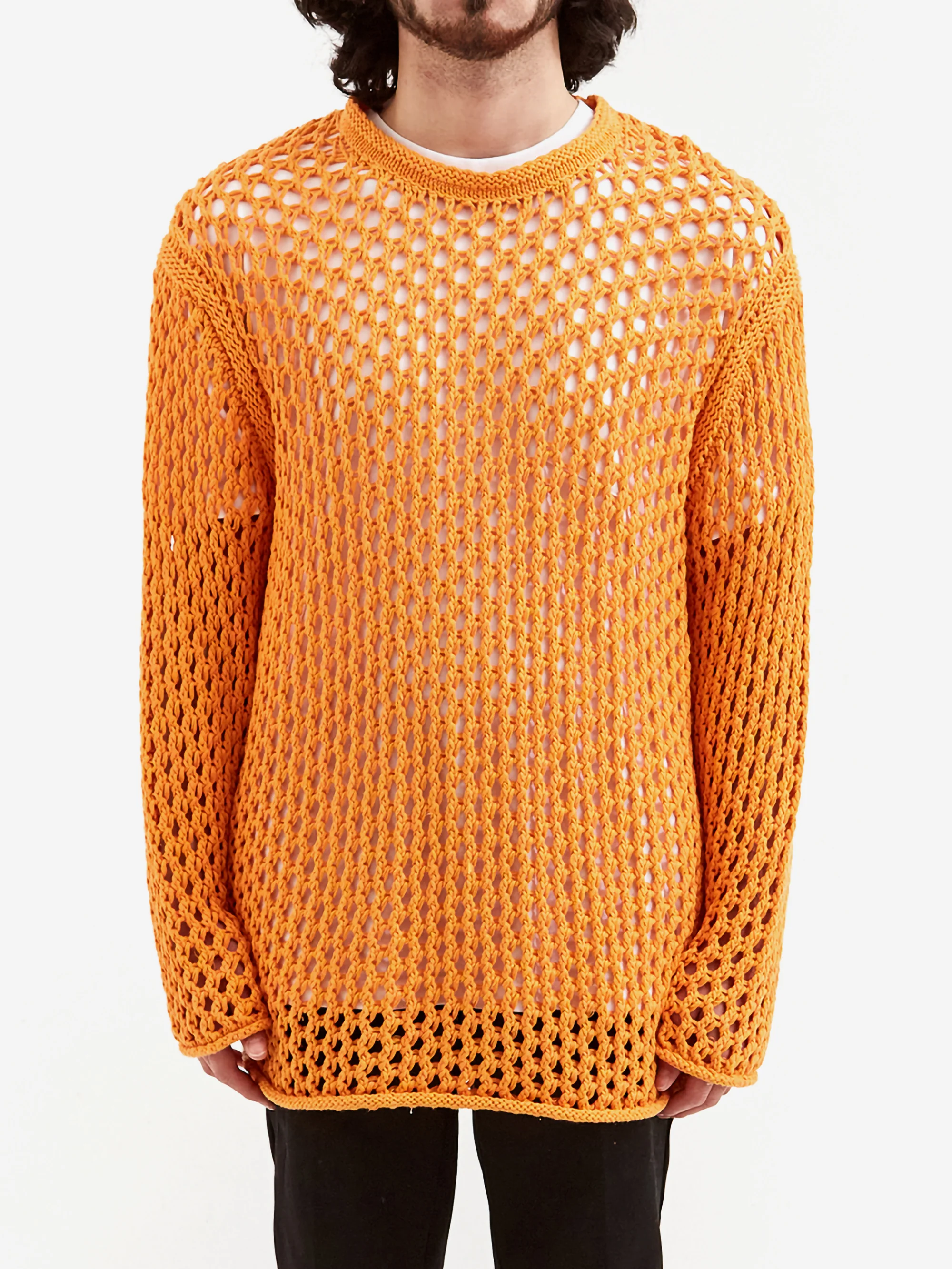 Magic Castles Net Knit Crew - Sunkist - Image 2