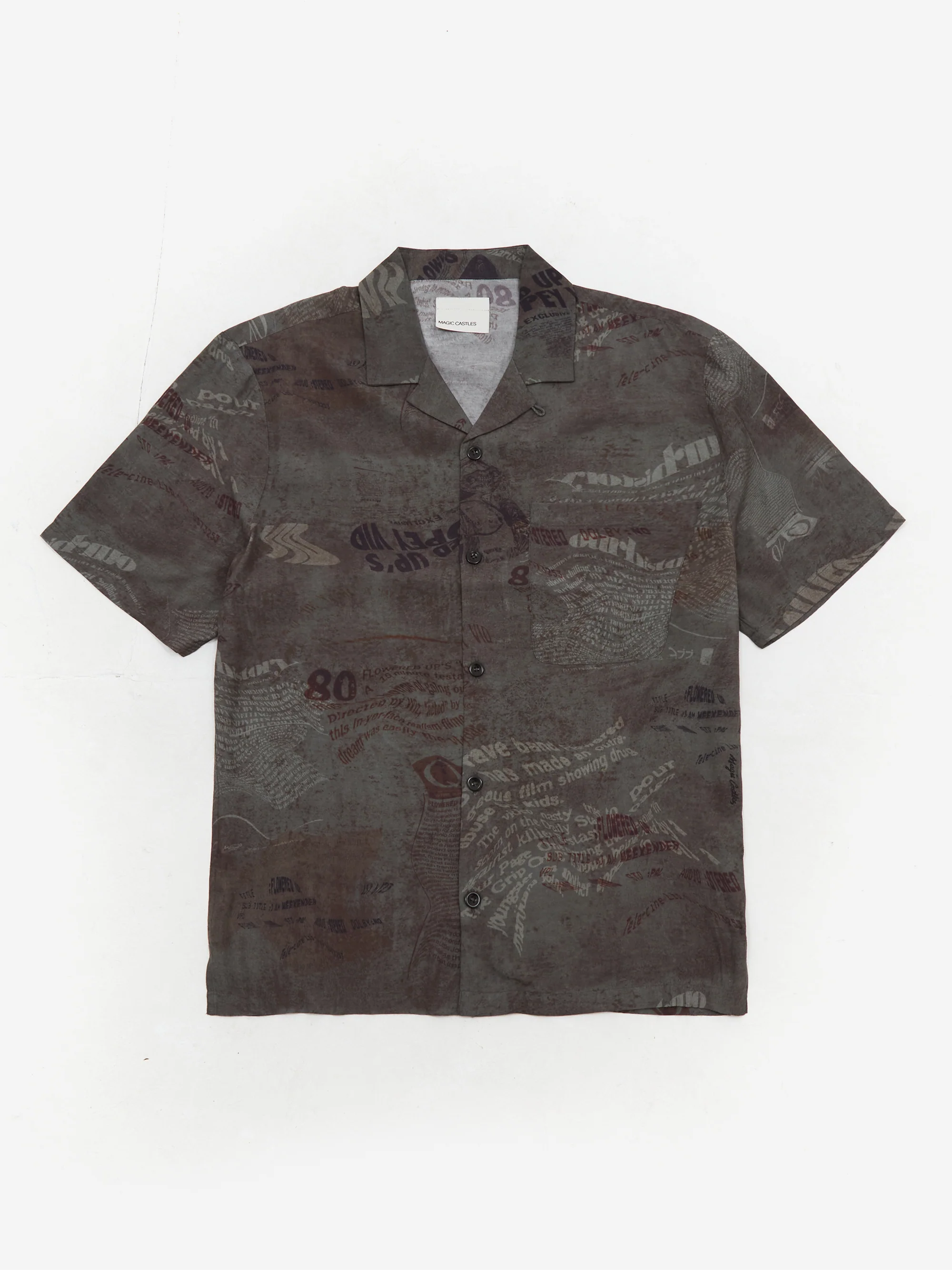 Magic Castles Short Sleeve Wave Shirt - Weekender Print