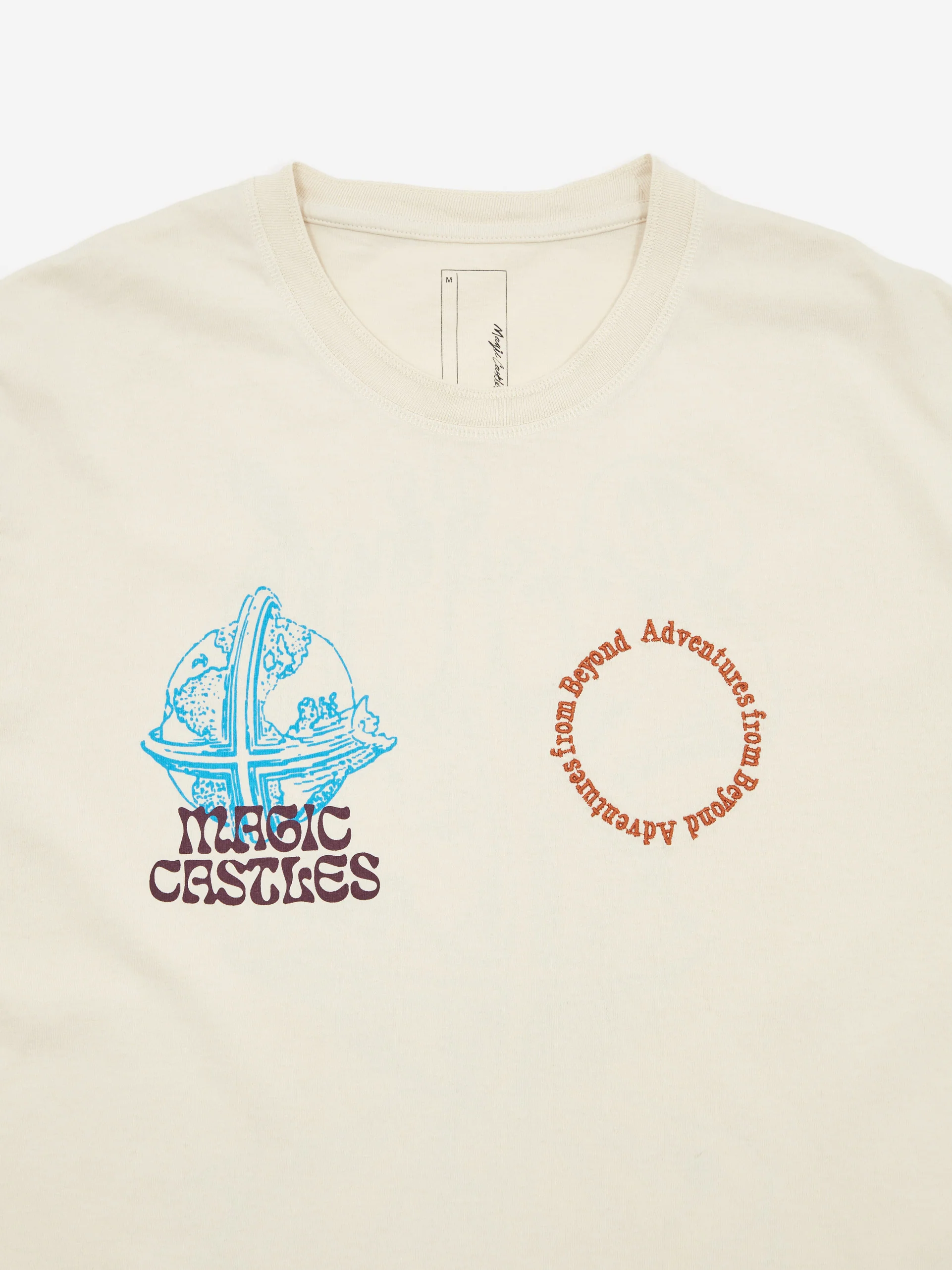 Magic Castles Shortsleeve Positive T-Shirt - Off White - Image 3