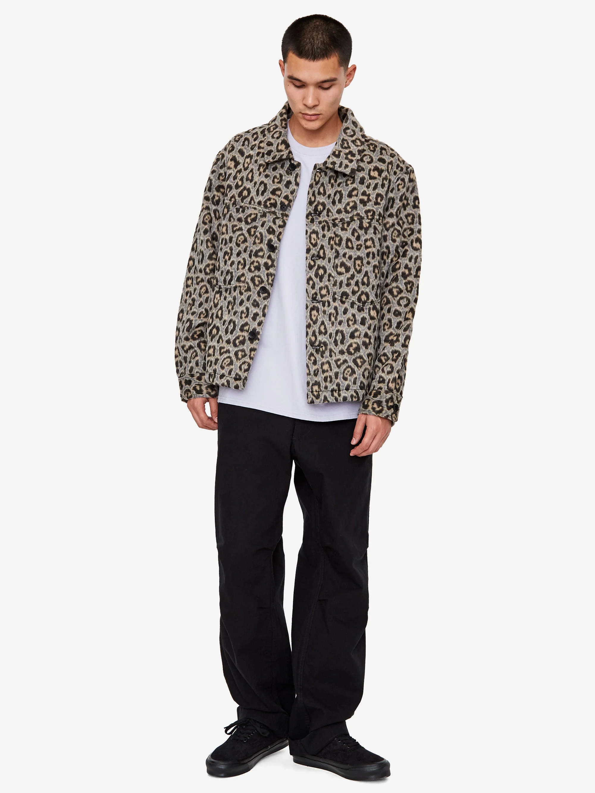 Magic Castles Slouch Jacket - Leopard Print - Image 6
