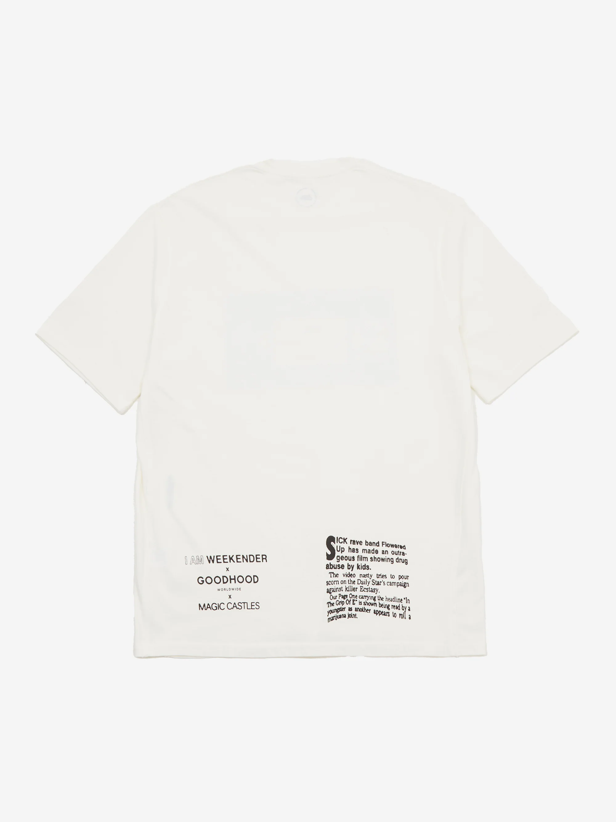Magic Castles x Goodhood I Am Weekender T Shirt - White - Image 4