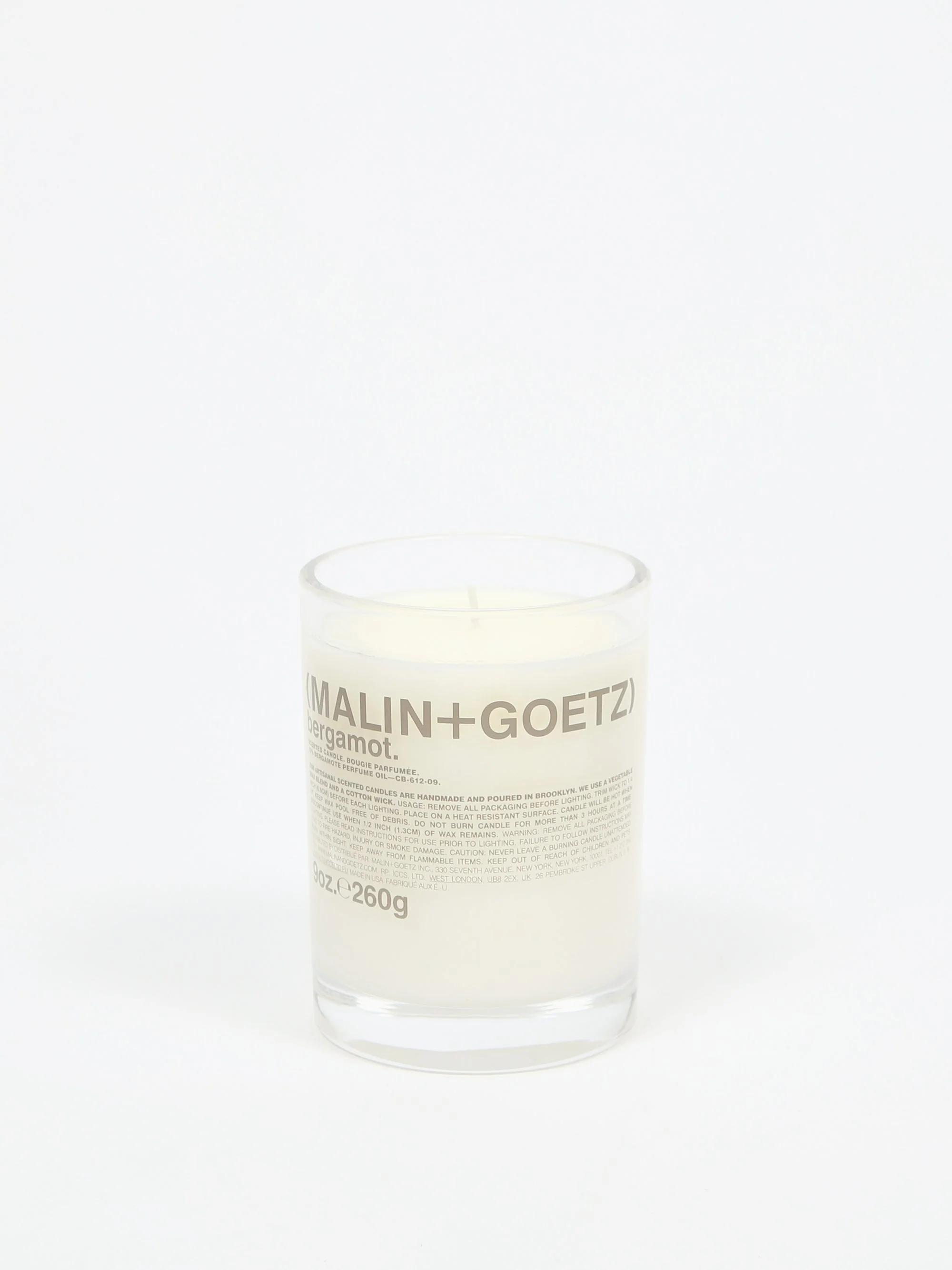 Malin+Goetz Bergamot Candle - 255g