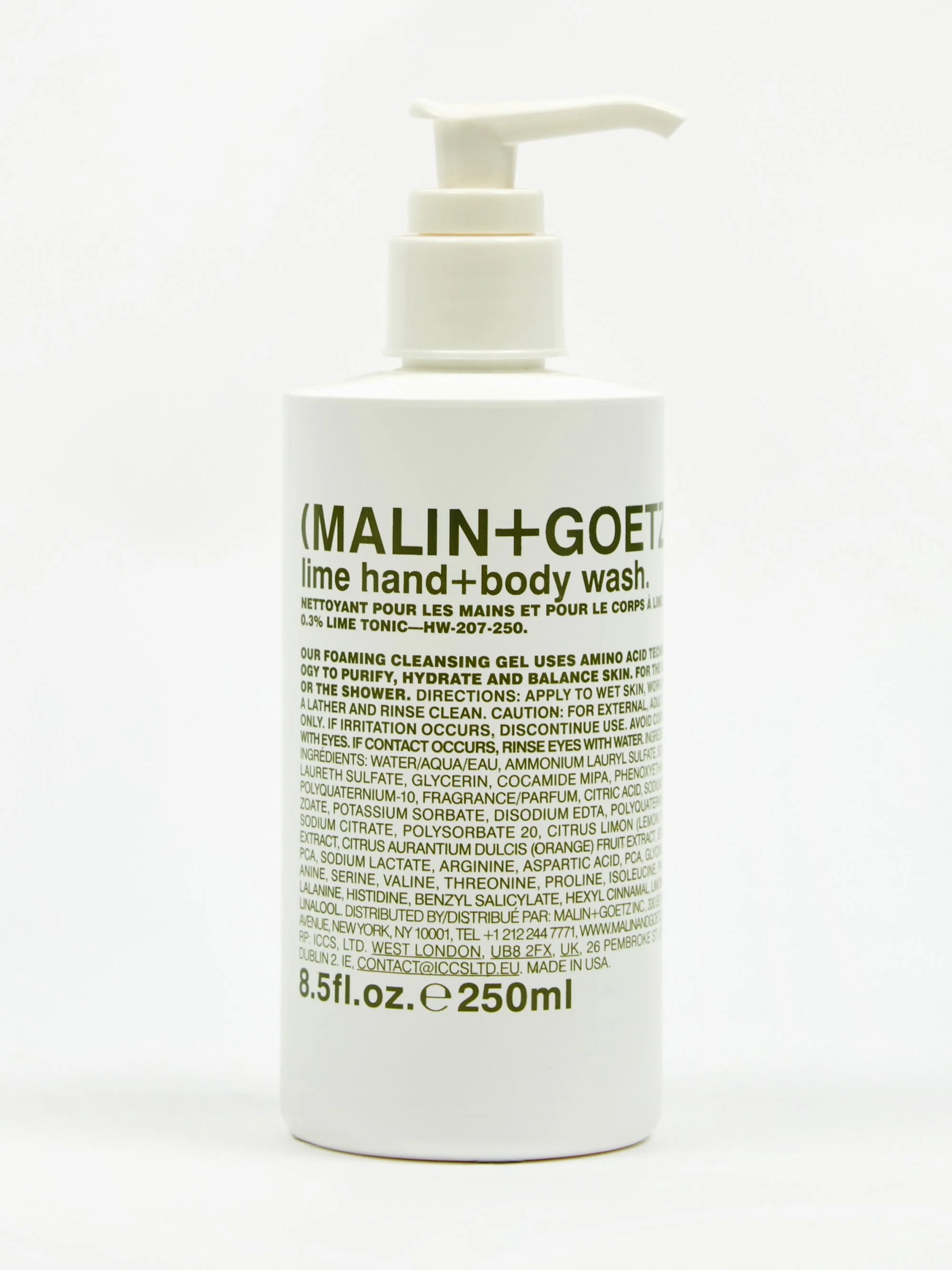 Malin+Goetz Lime Hand + Body Wash - 250ml - Image 2