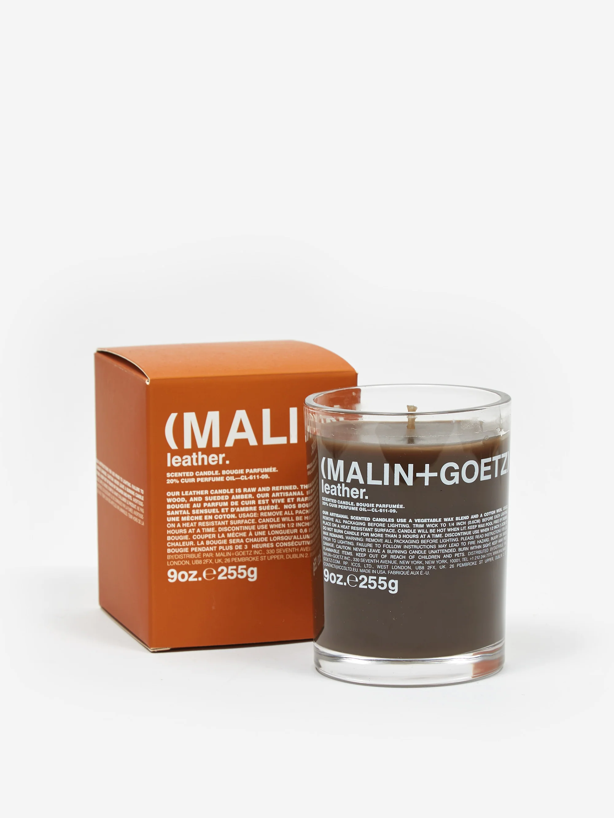 Malin+Goetz Scented Candle 255g - Leather - Image 3