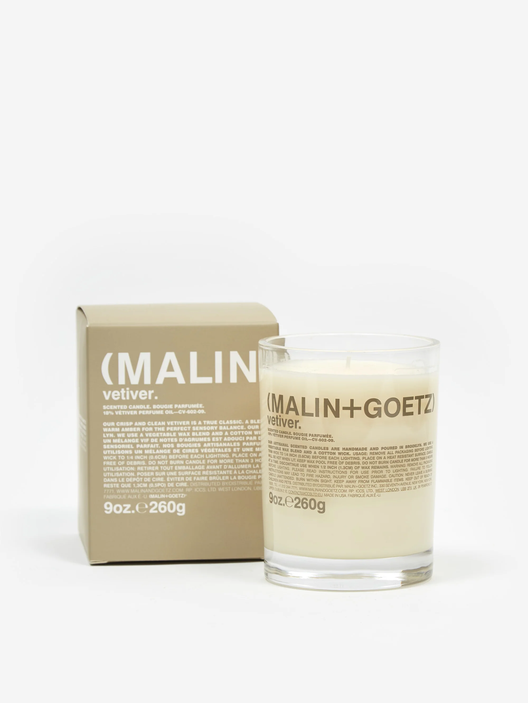 Malin+Goetz Scented Candle 255g - Vetiver - Image 2