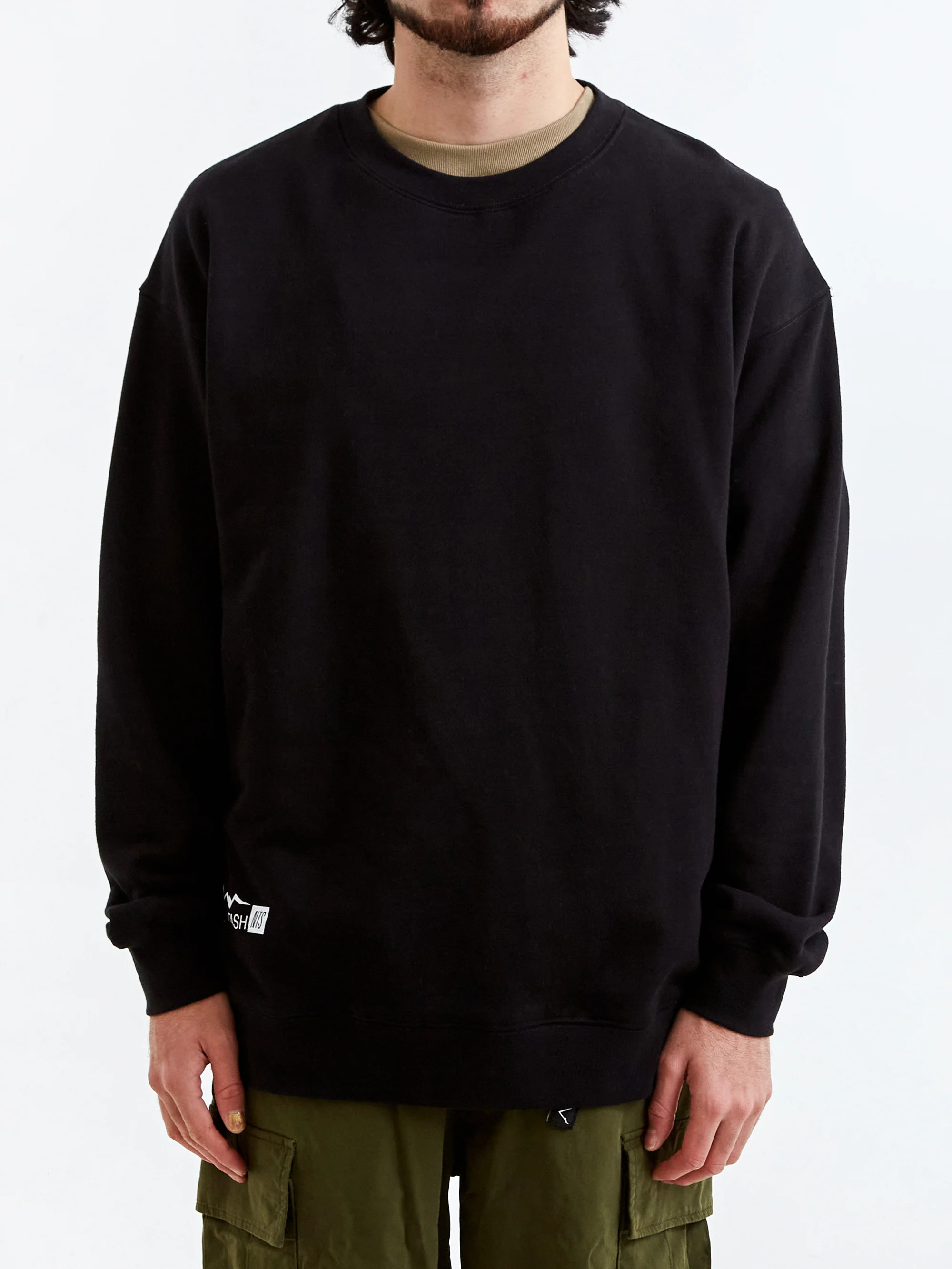 Manastash x NTS Crew Sweat - Black - Image 2