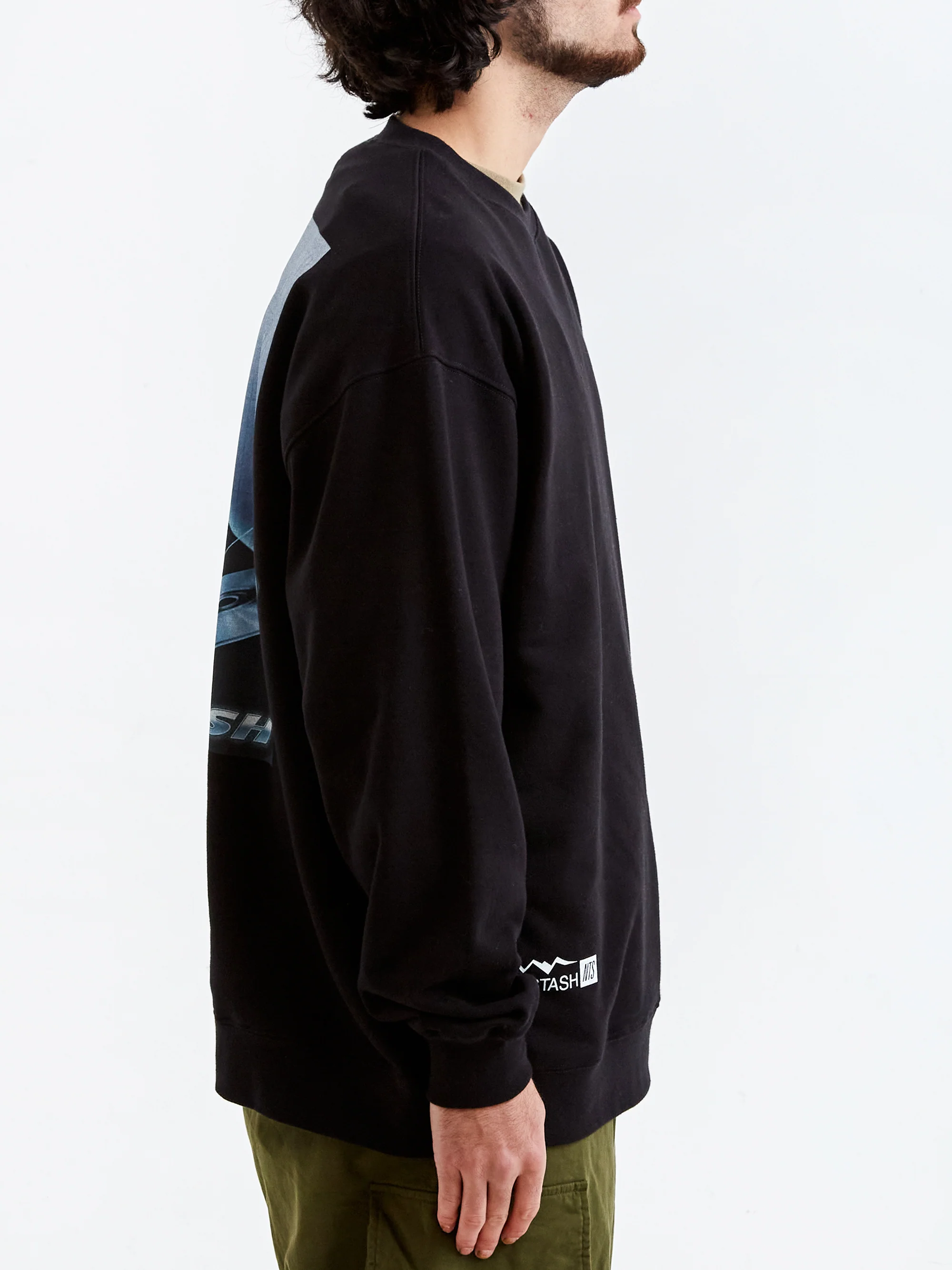 Manastash x NTS Crew Sweat - Black - Image 5
