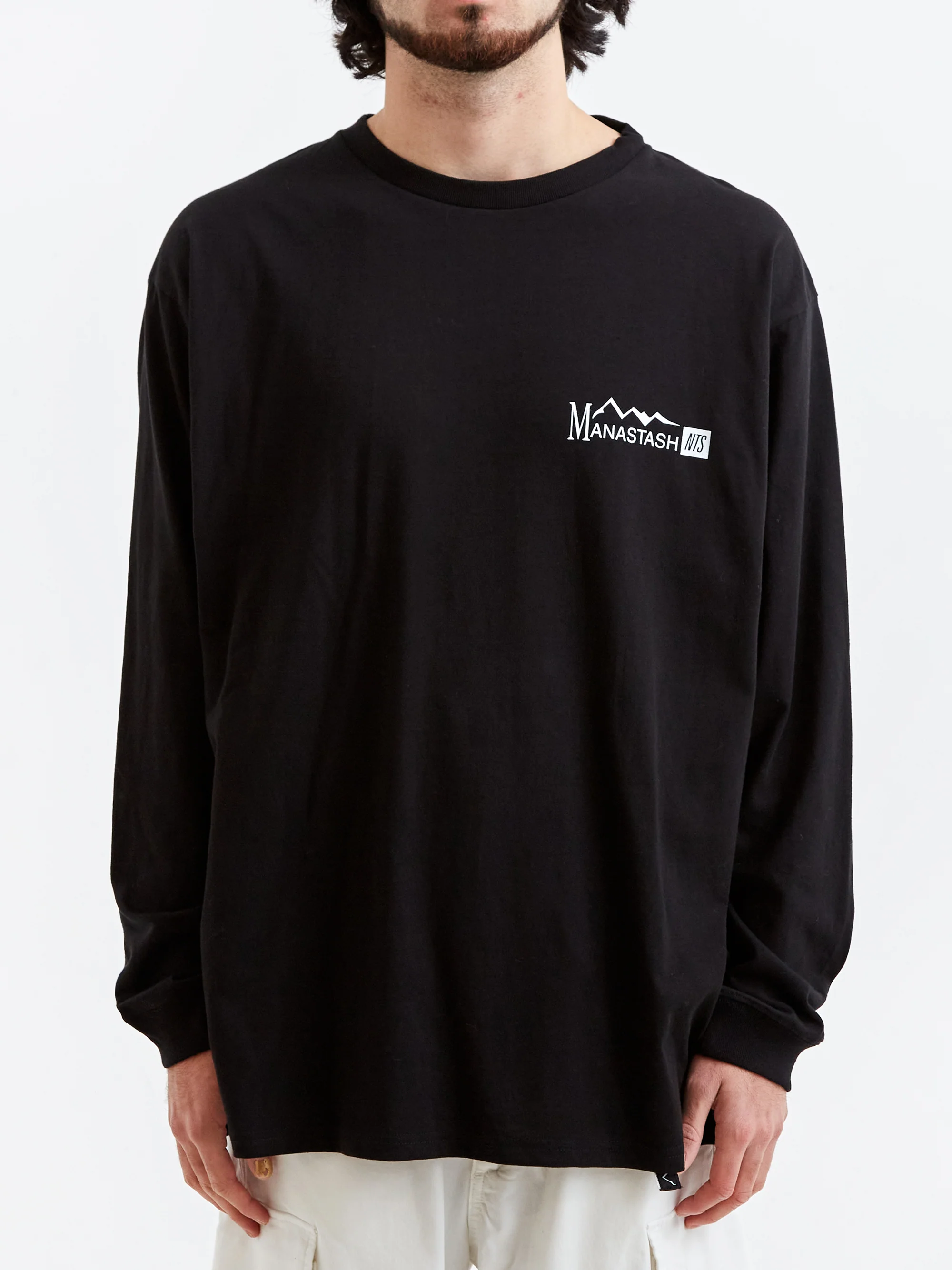 Manastash x NTS L/S T-Shirt - Black - Image 2