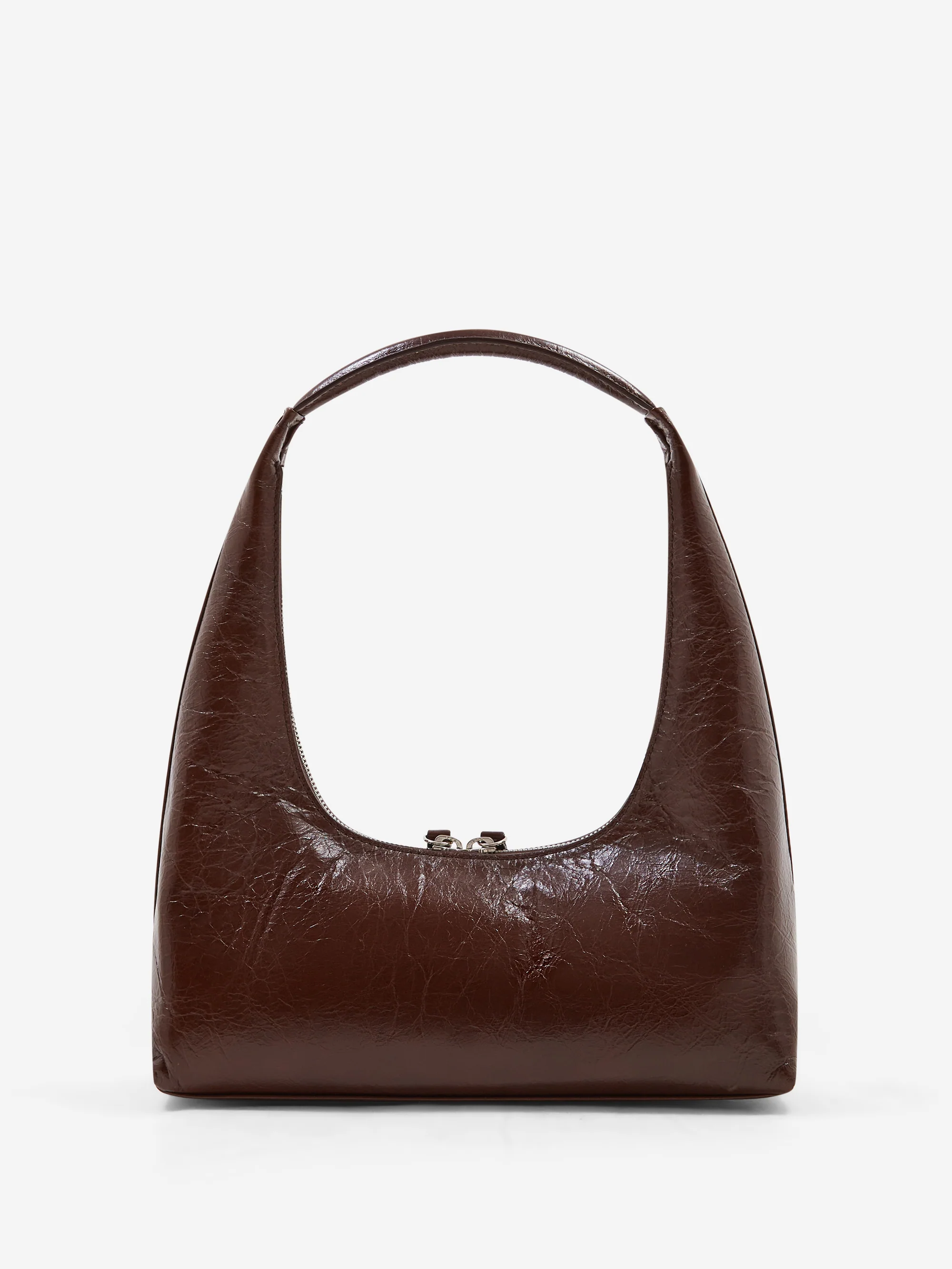 Margesherwood Hobo Shoulder Bag - Mocha Crinkle - Image 5