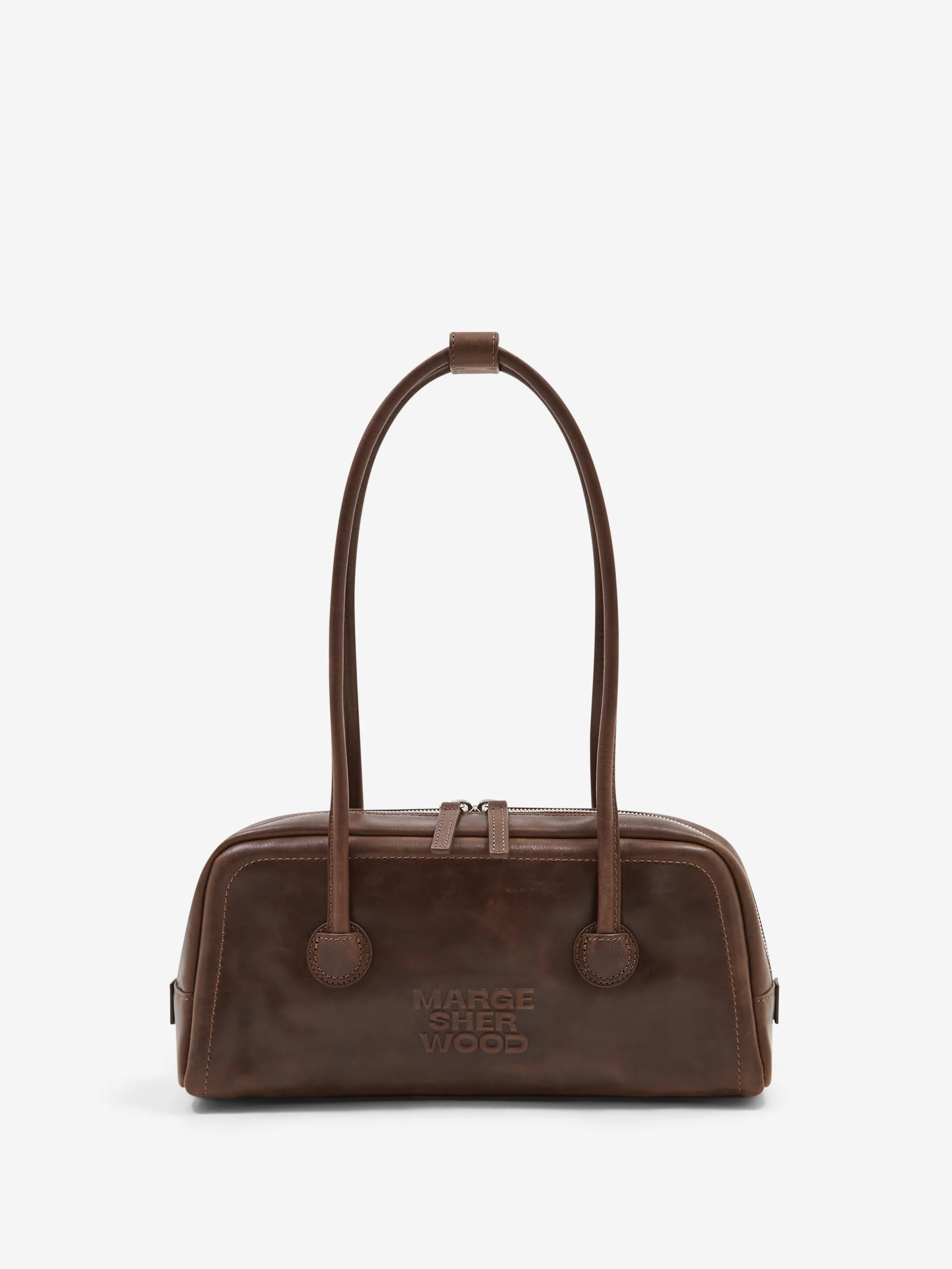 Margesherwood Mini Soft Boston EW - Washed Brown Pullup - Image 3