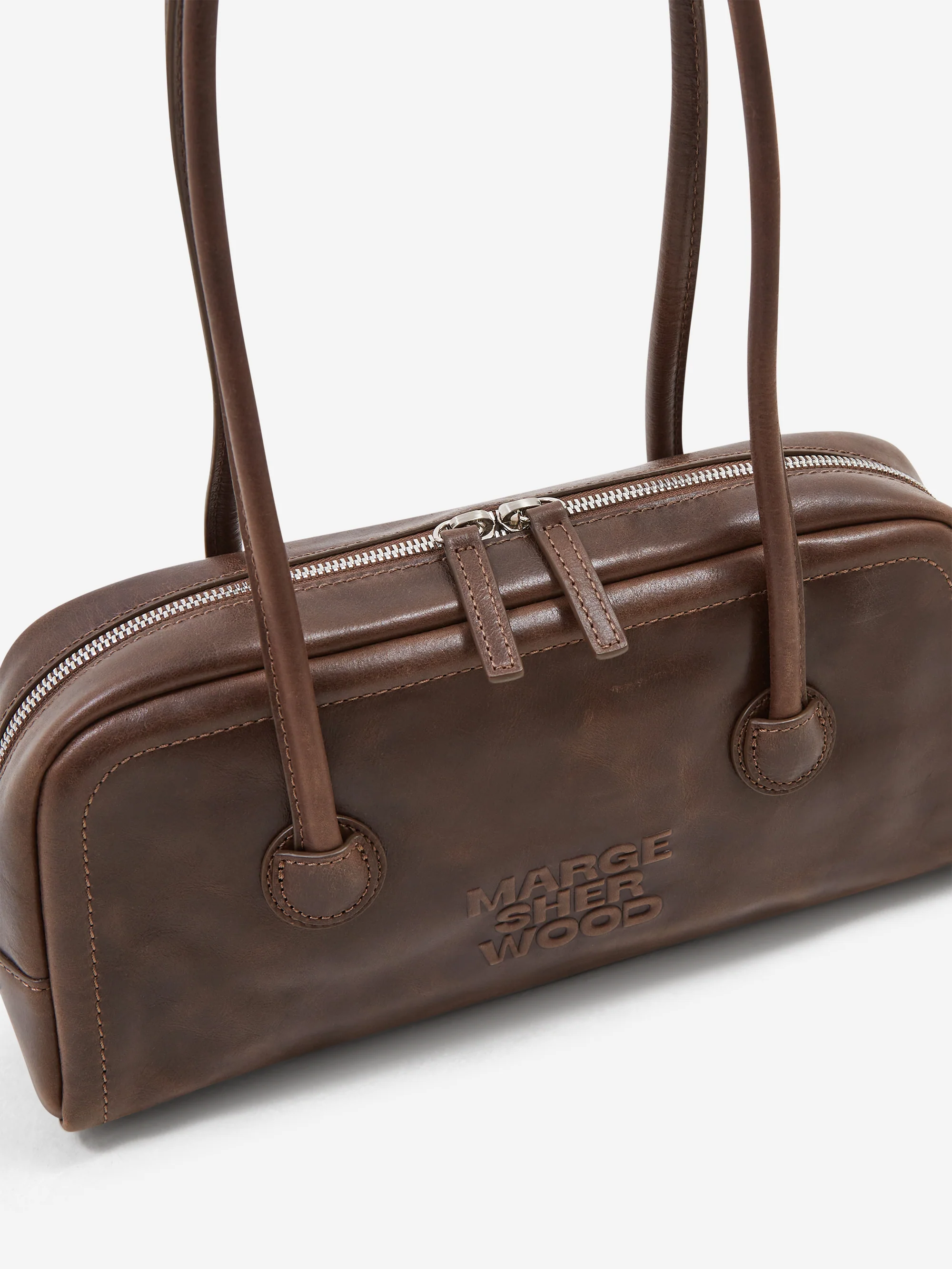 Margesherwood Mini Soft Boston EW - Washed Brown Pullup - Image 4