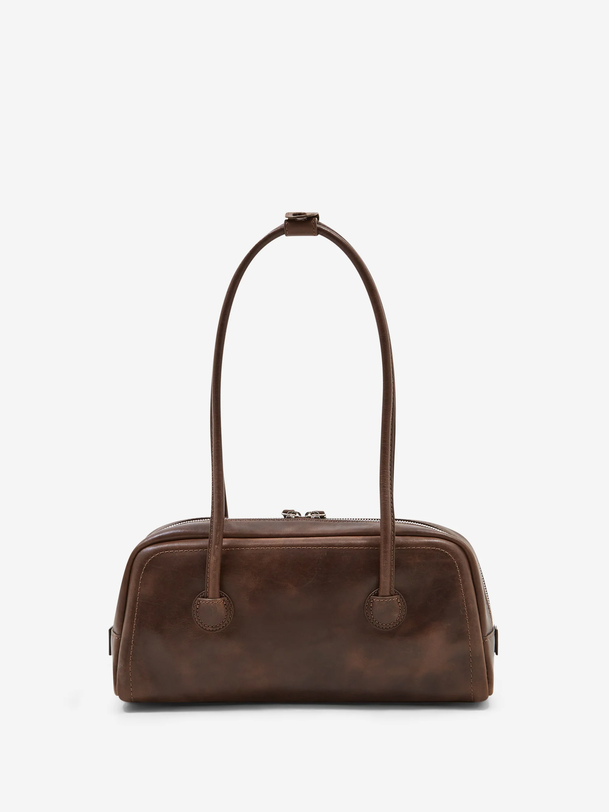 Margesherwood Mini Soft Boston EW - Washed Brown Pullup - Image 5