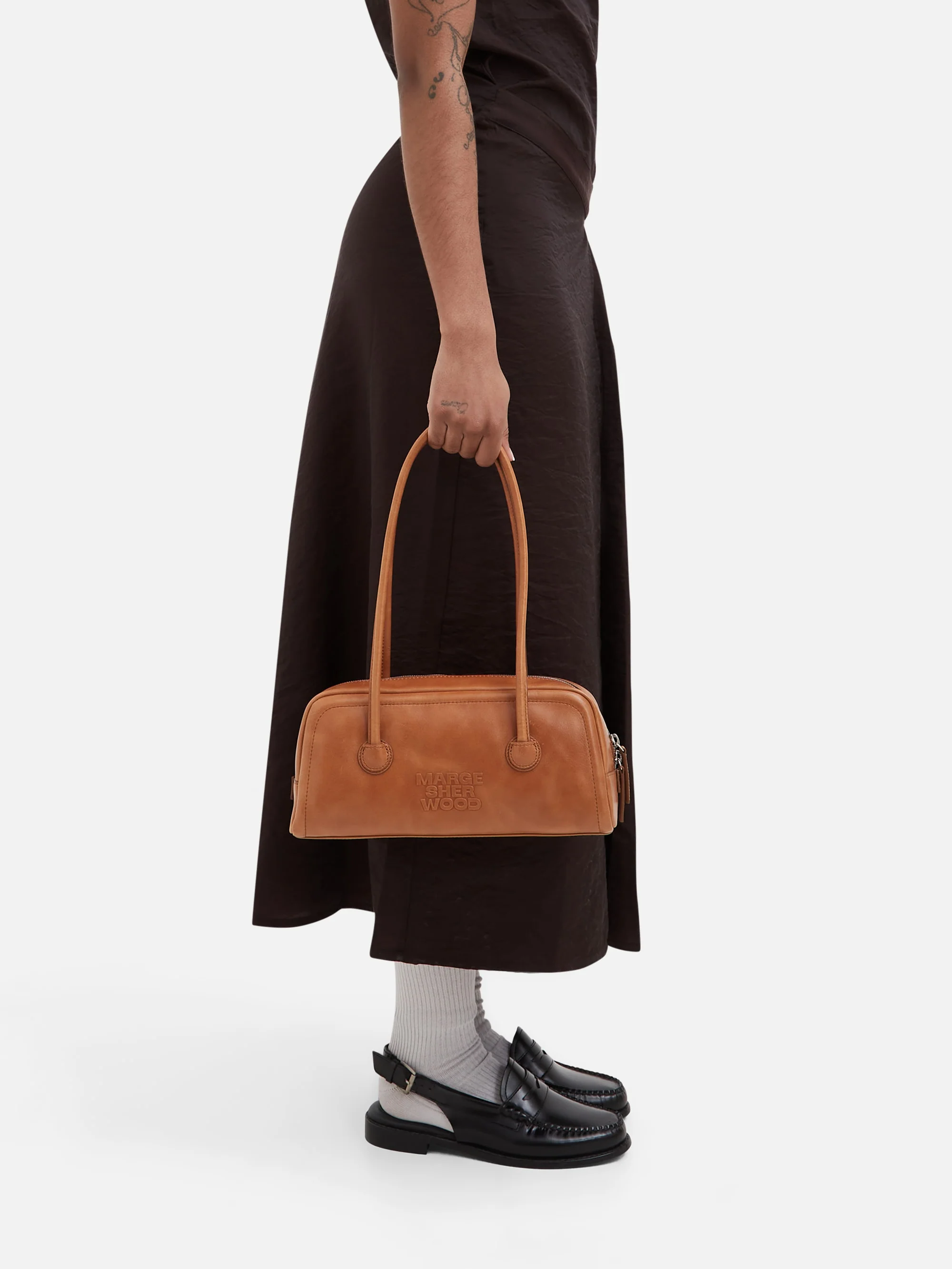 MARGESHERWOOD Soft Boston - Saddle Brown Pull-up - Image 4