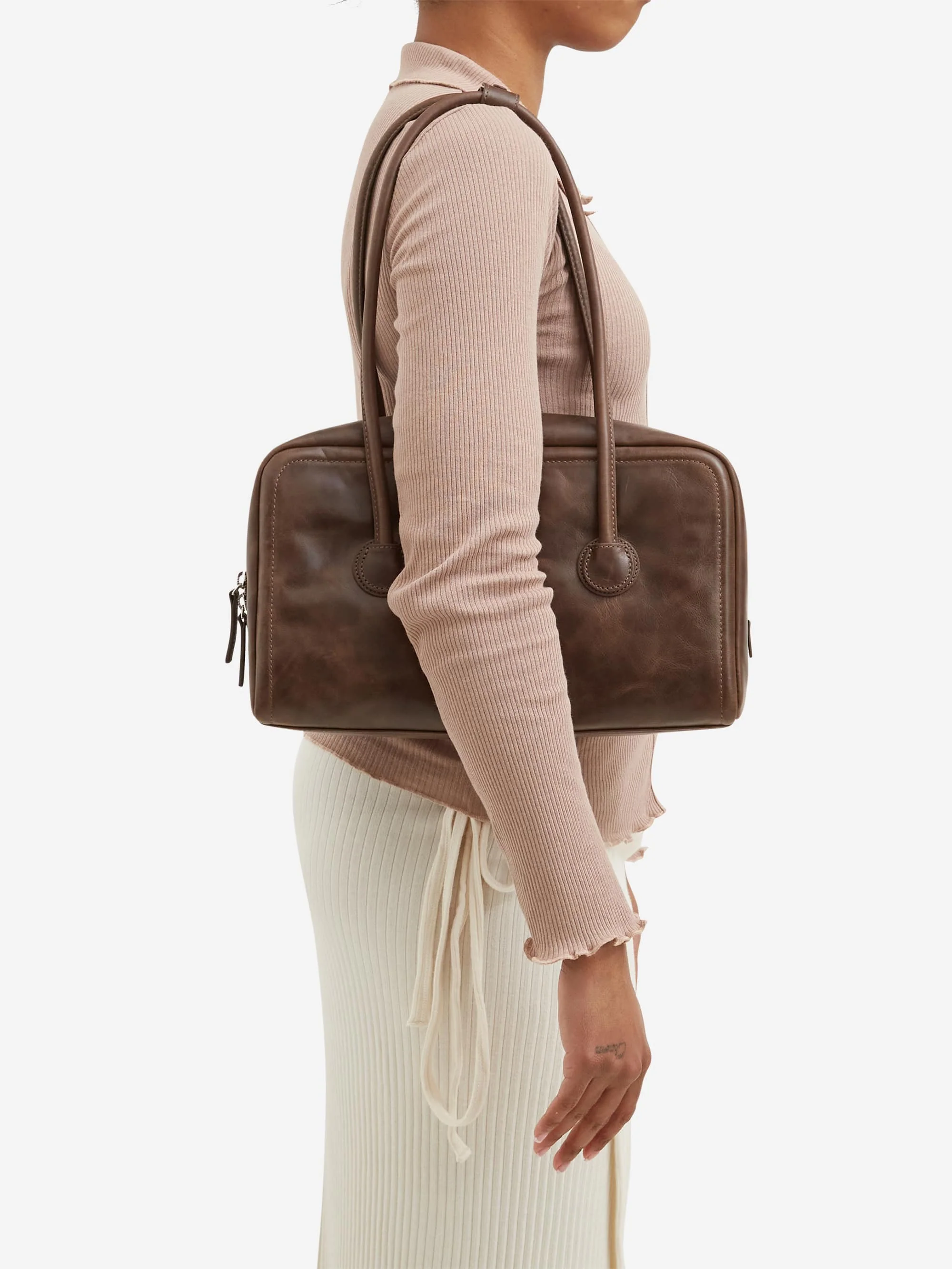 MARGESHERWOOD Soft Boston - Washed Brown Pull Up - Image 2