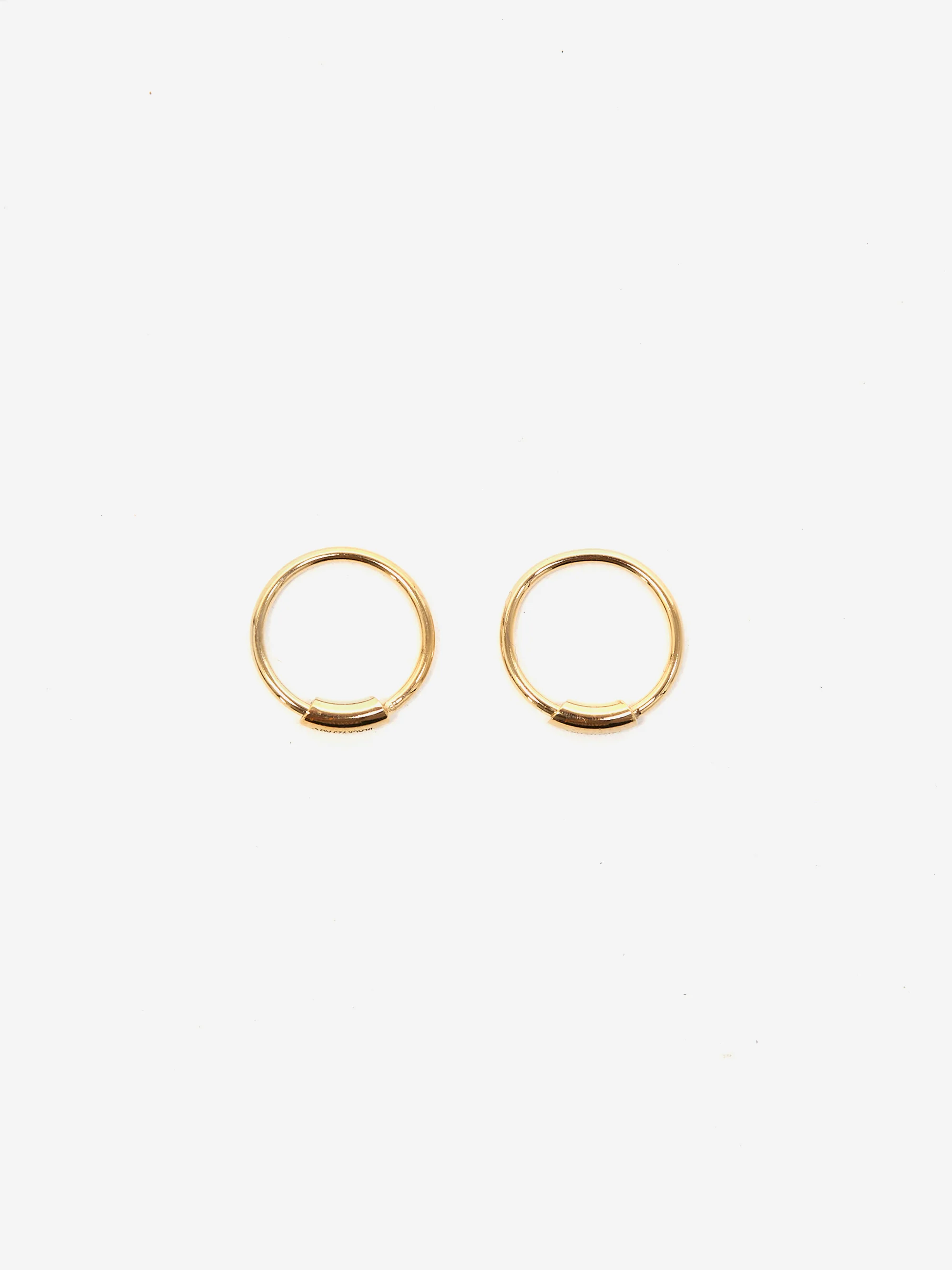 Maria Black Basic 12 Hoop - Gold