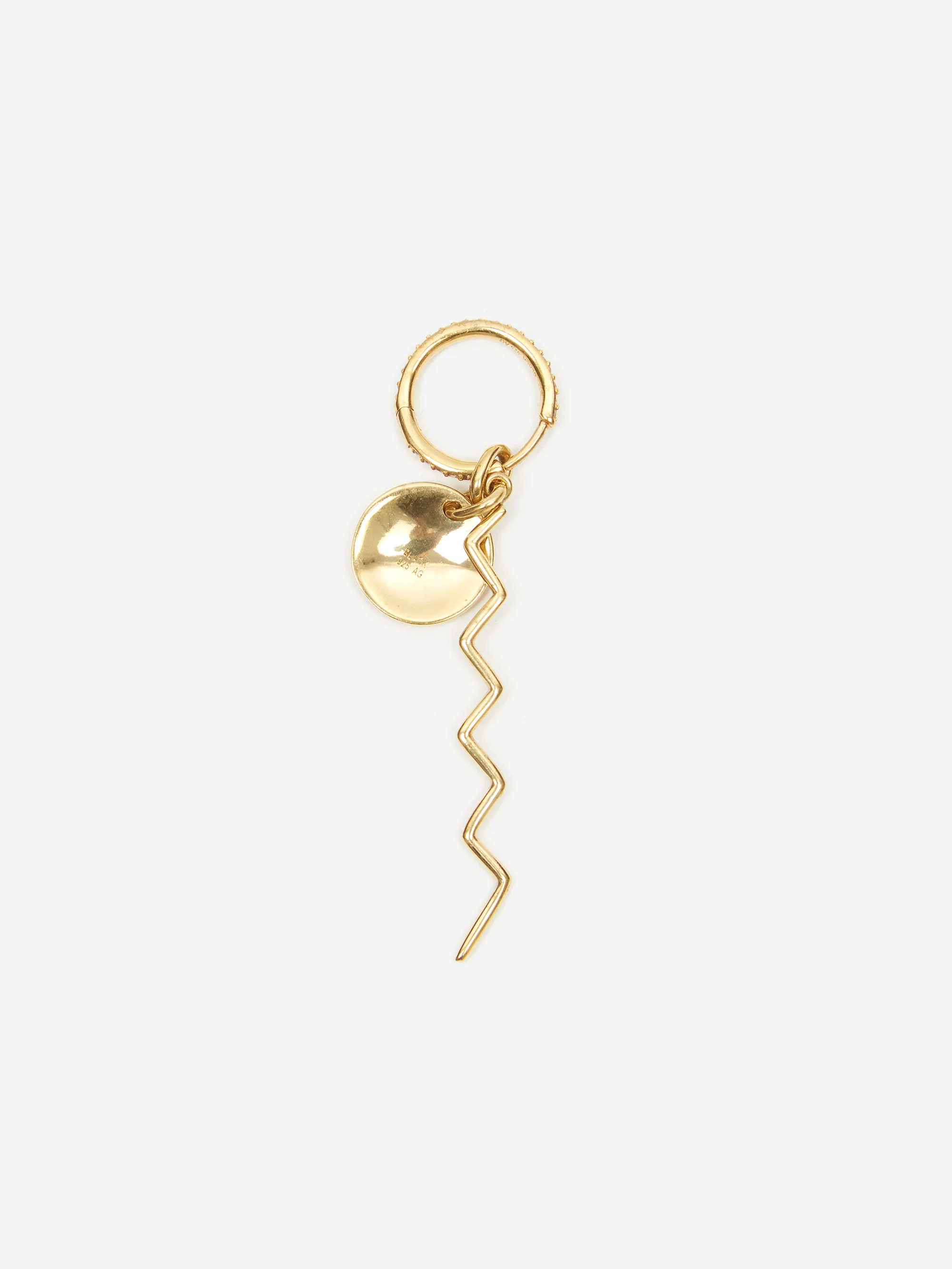 Maria Black Como Earring Violet 22k Gold Plated Silver - Image 2