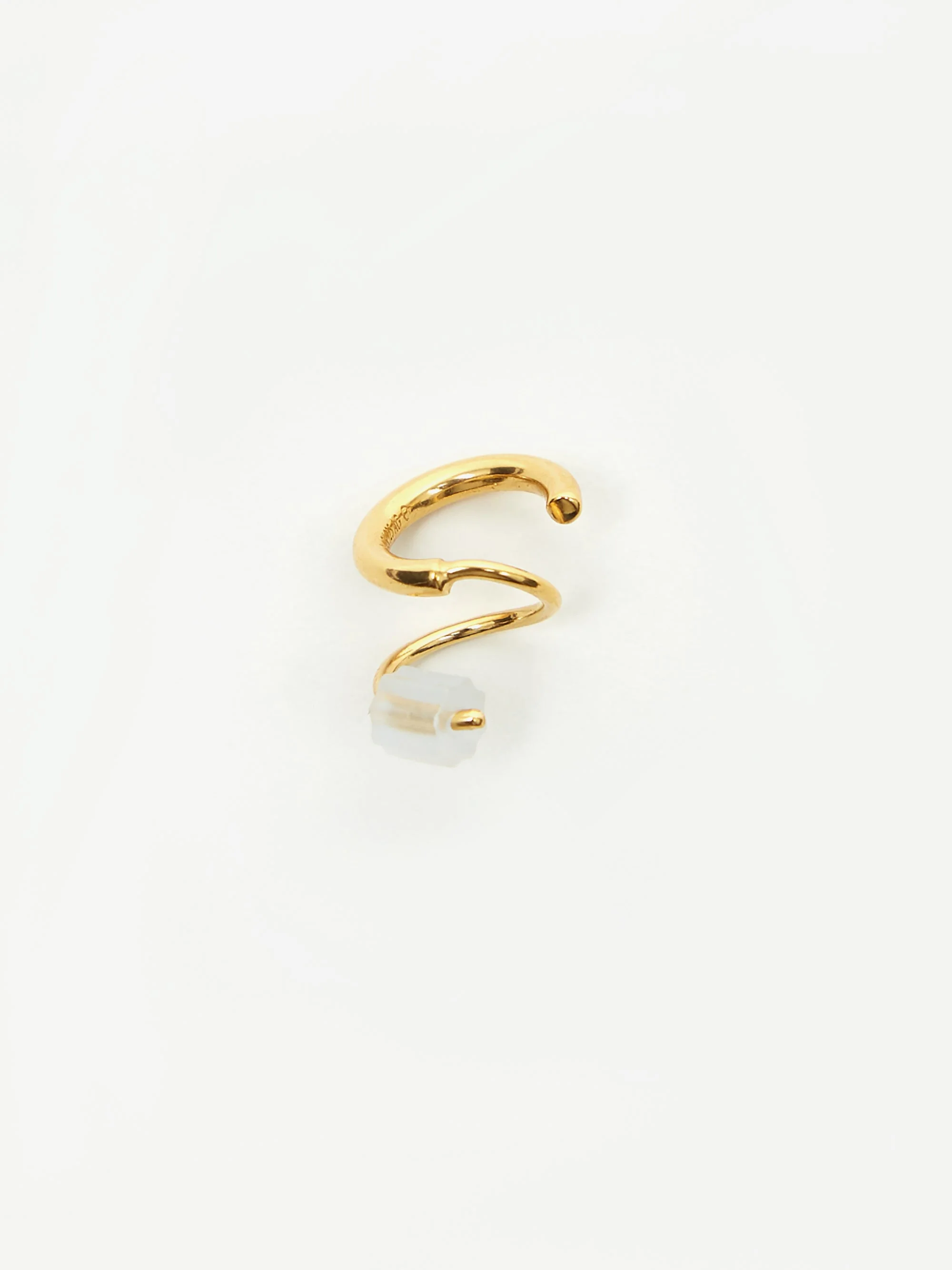 Maria Black Dogma Twirl Left Earring - Gold - Image 3