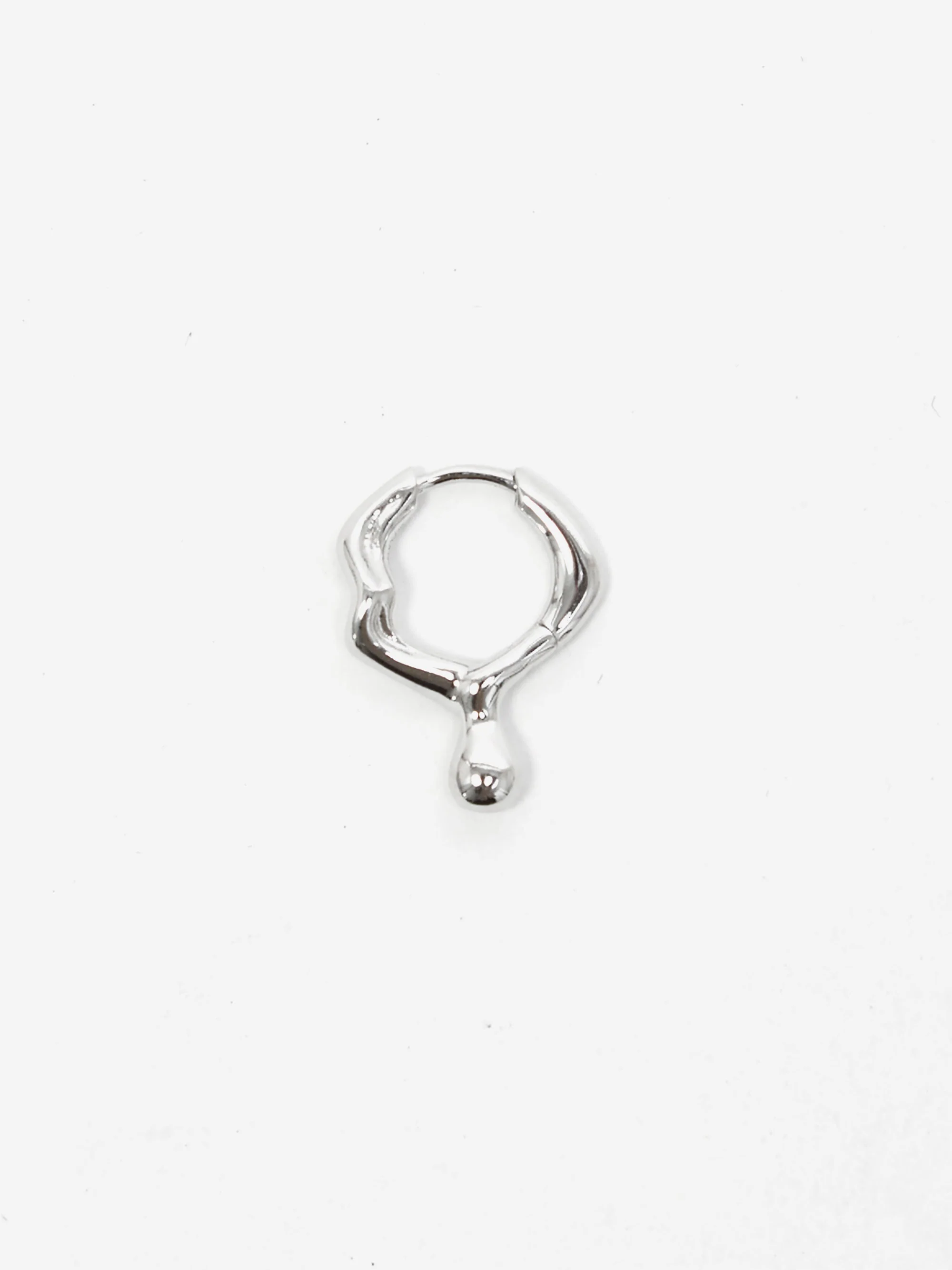 Maria Black Mira Huggie Earing - Silver