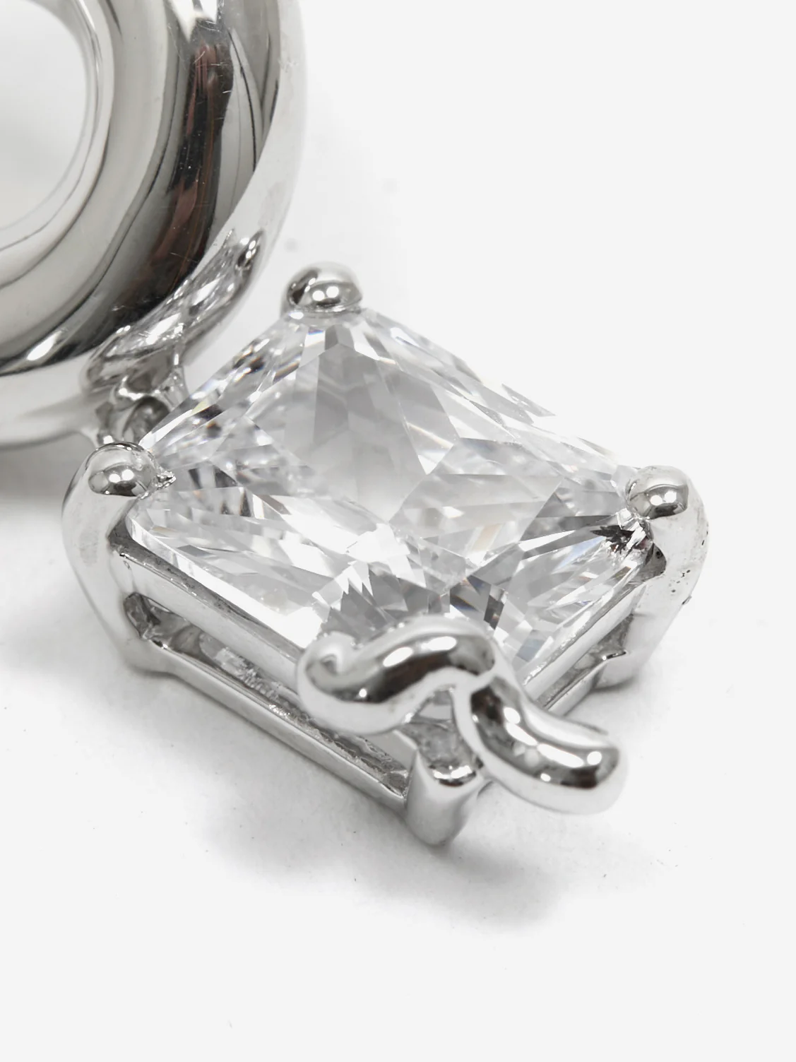 Maria Black Omotesando Cider Hoop - Silver - Image 2