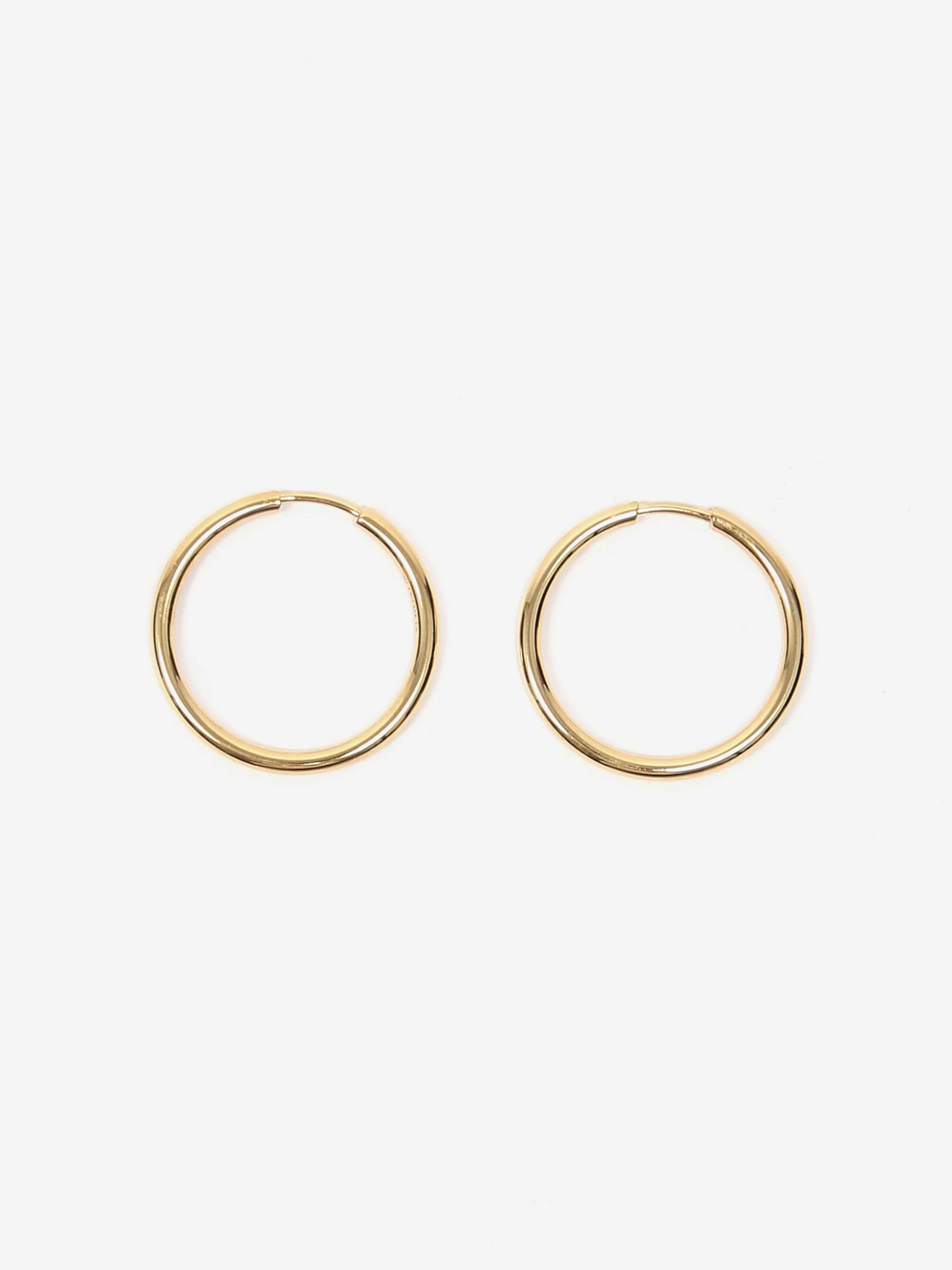 Maria Black Senorita 20 Hoop Earrings - Gold - Image 3