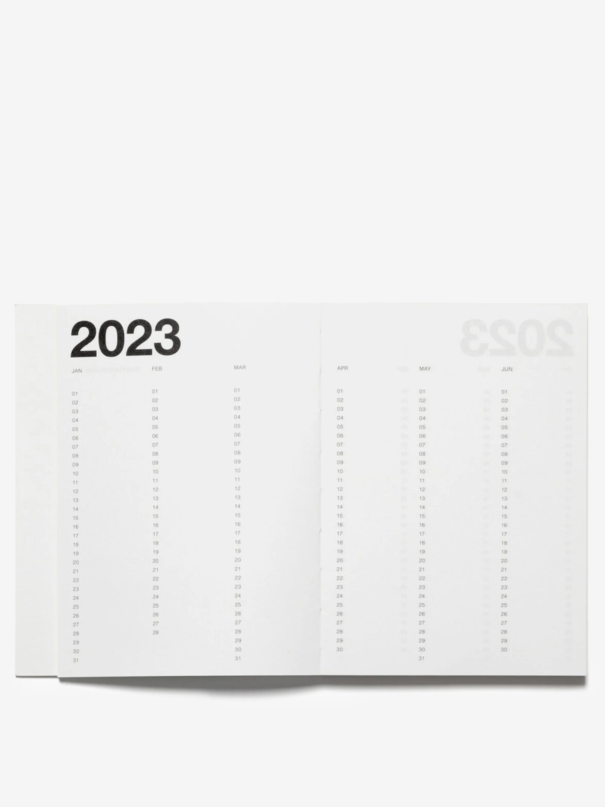 Marjolein Delhaas 2025 A6 Planner - No. 7527 - Light Grey - Image 3