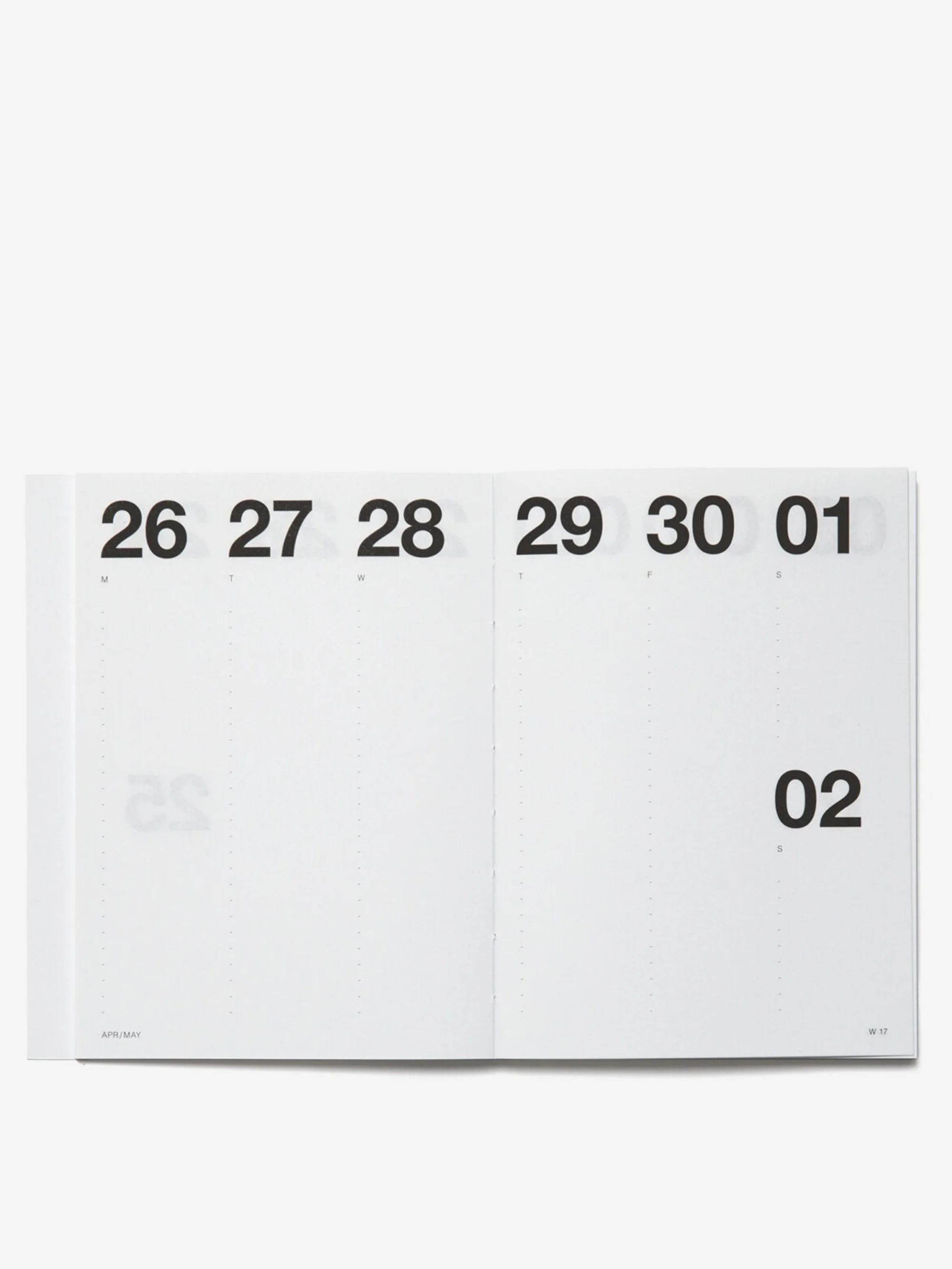 Marjolein Delhaas 2025 A6 Planner - No. 7527 - Light Grey - Image 4
