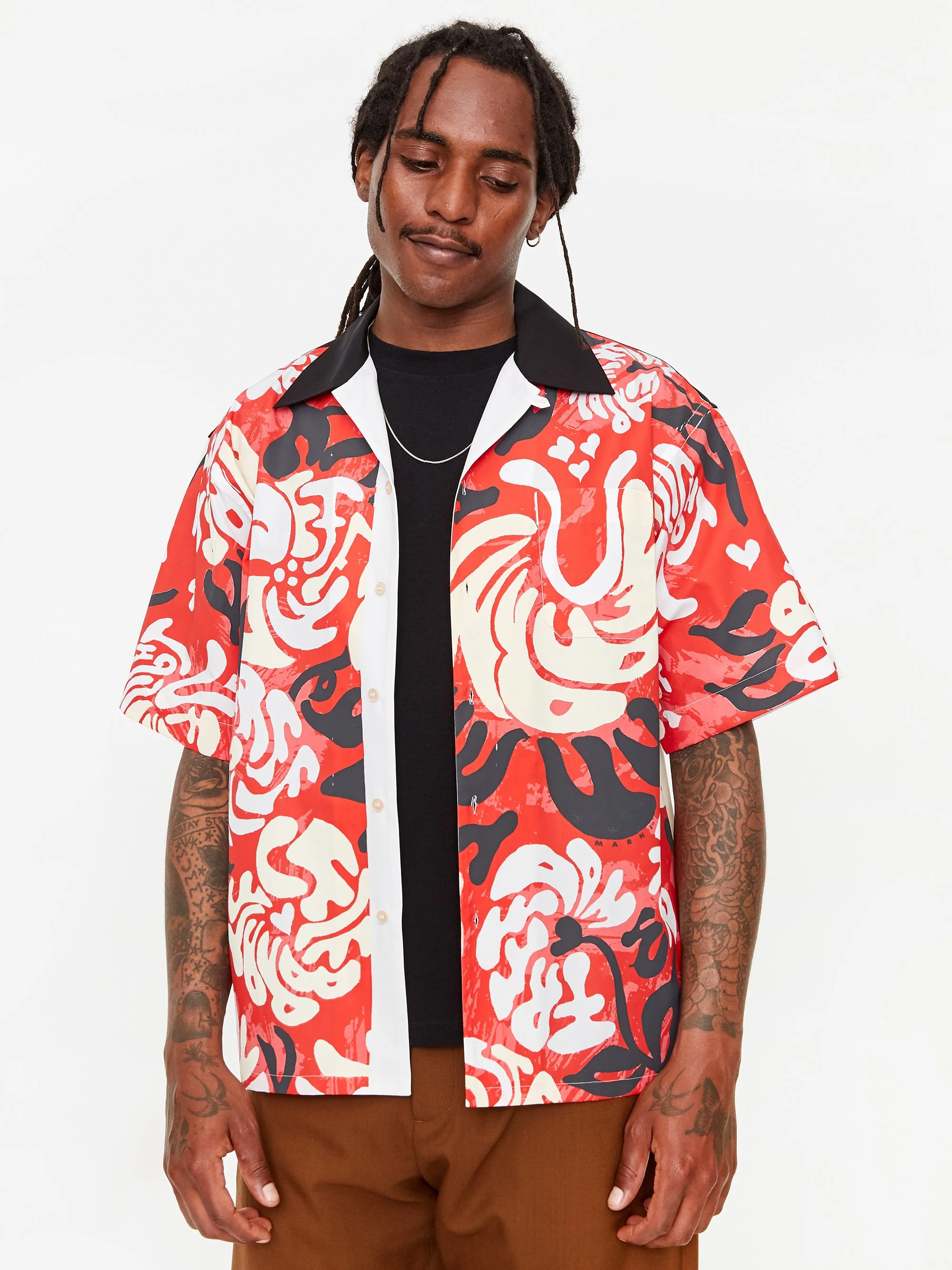 Marni Print Shortsleeve Shirt - Multi - Image 5