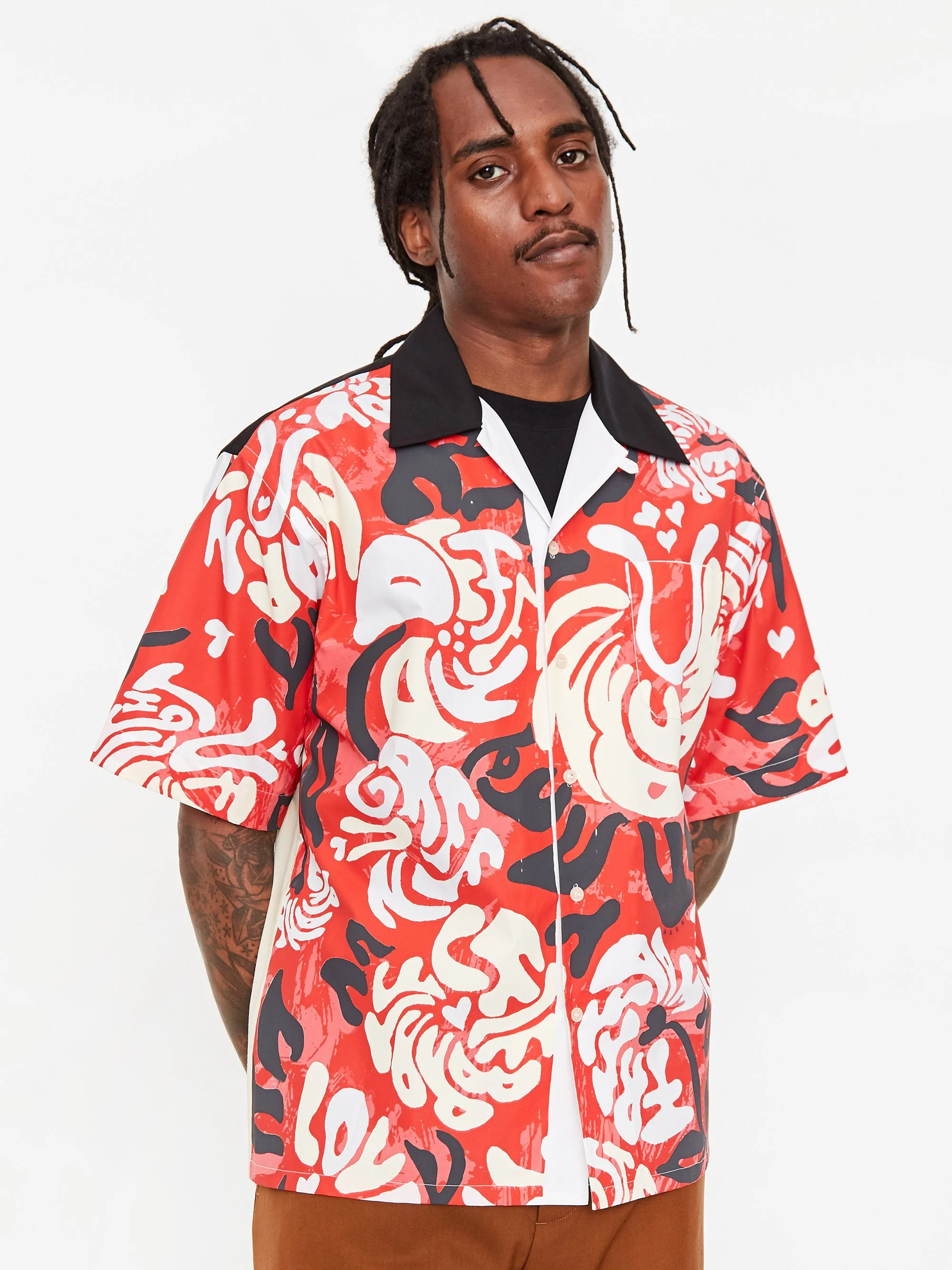 Marni Print Shortsleeve Shirt - Multi - Image 6