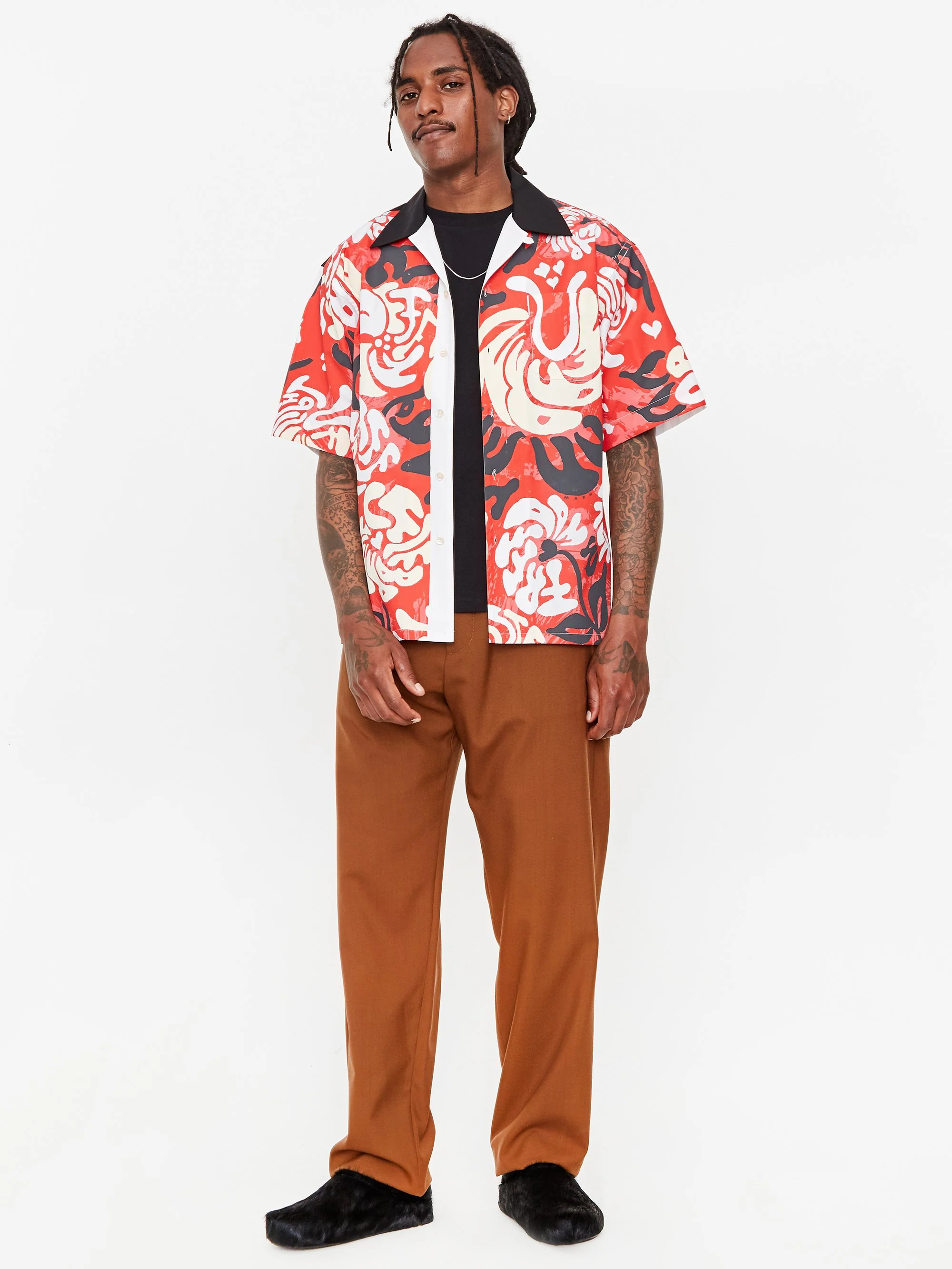 Marni Print Shortsleeve Shirt - Multi - Image 8