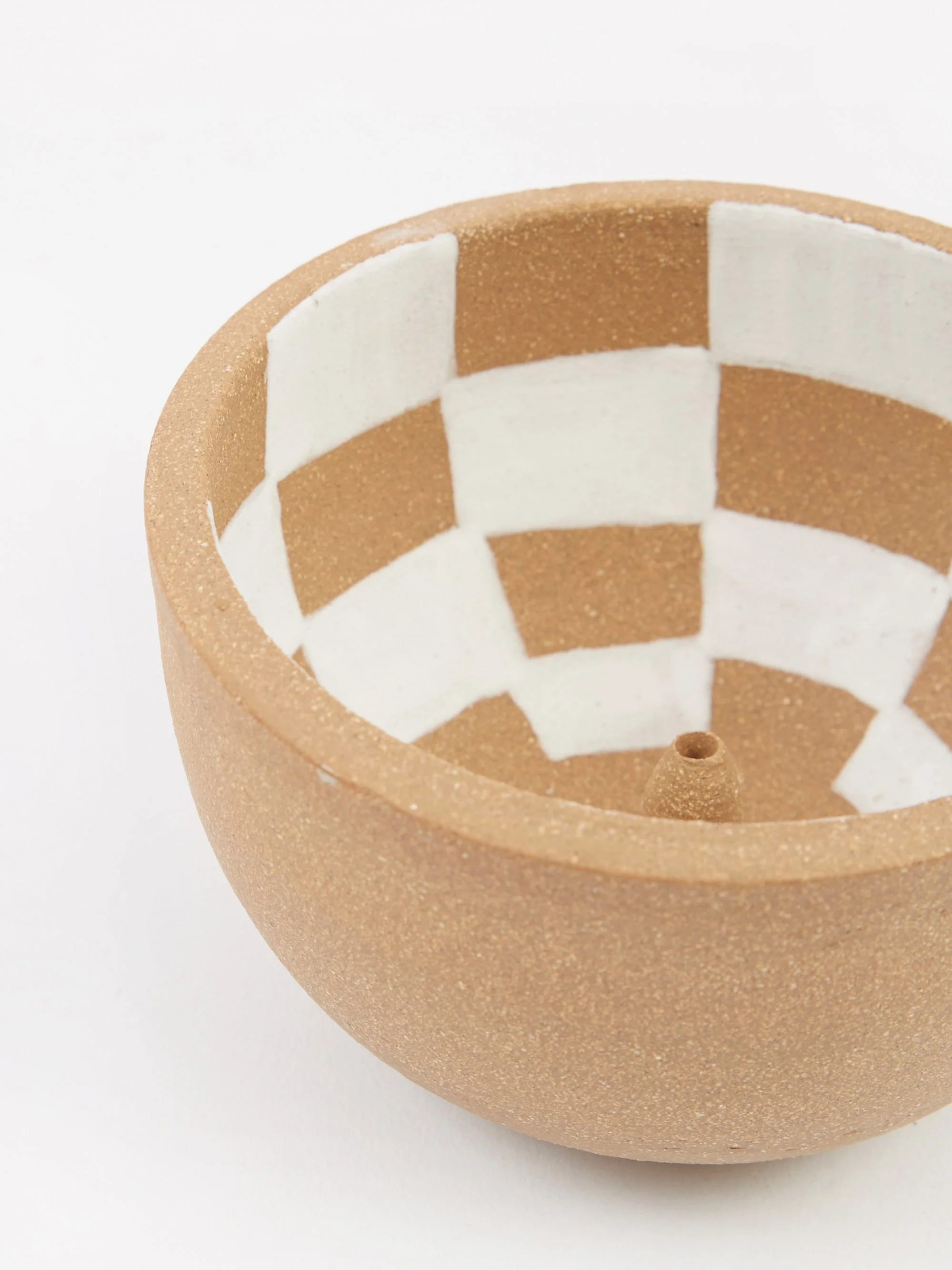 Mellow Incense Bowl Large - Light Brown Inside Check - Image 4