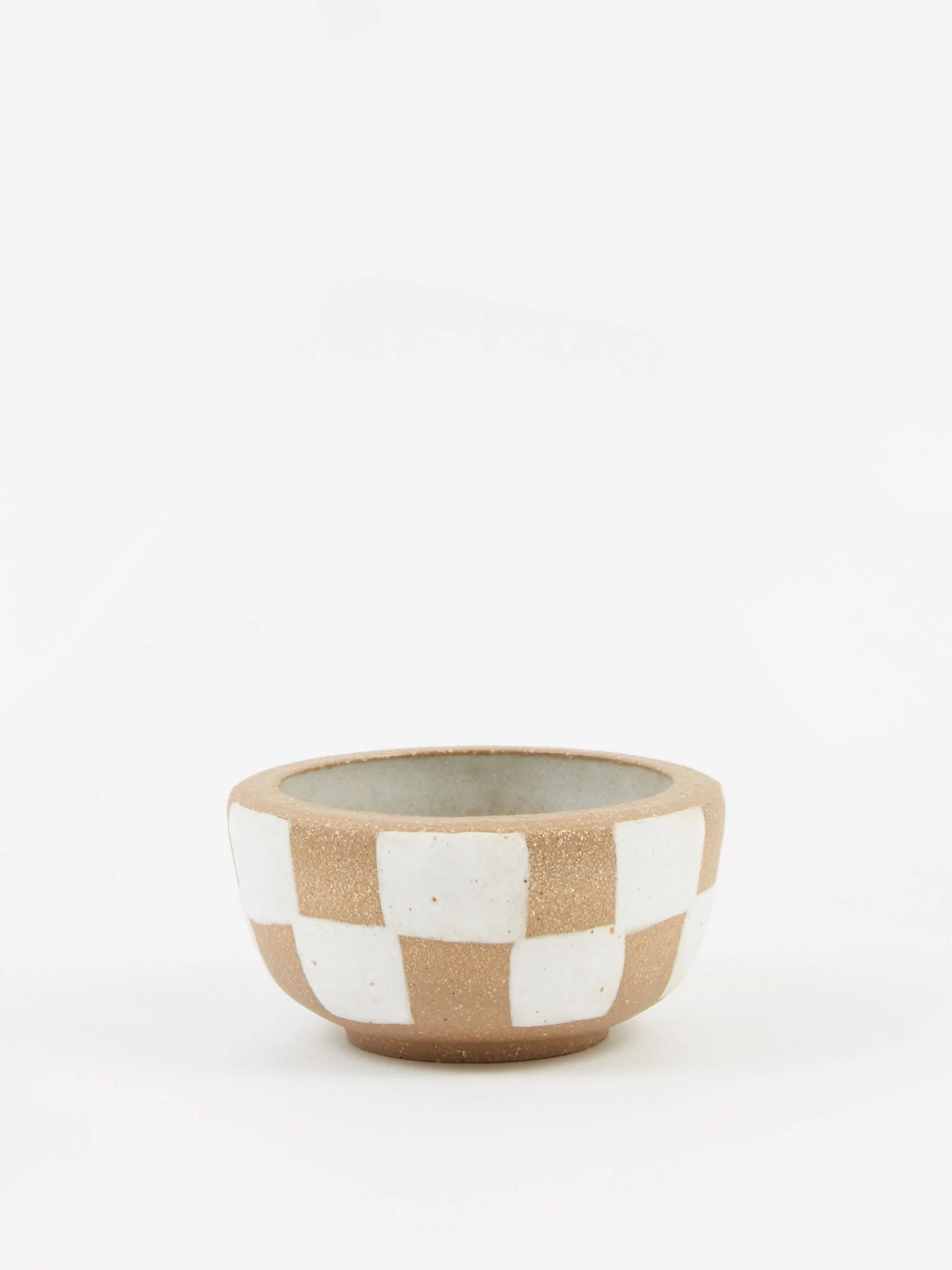 Mellow Incense Bowl Small - Light Brown Outside Check - Image 2